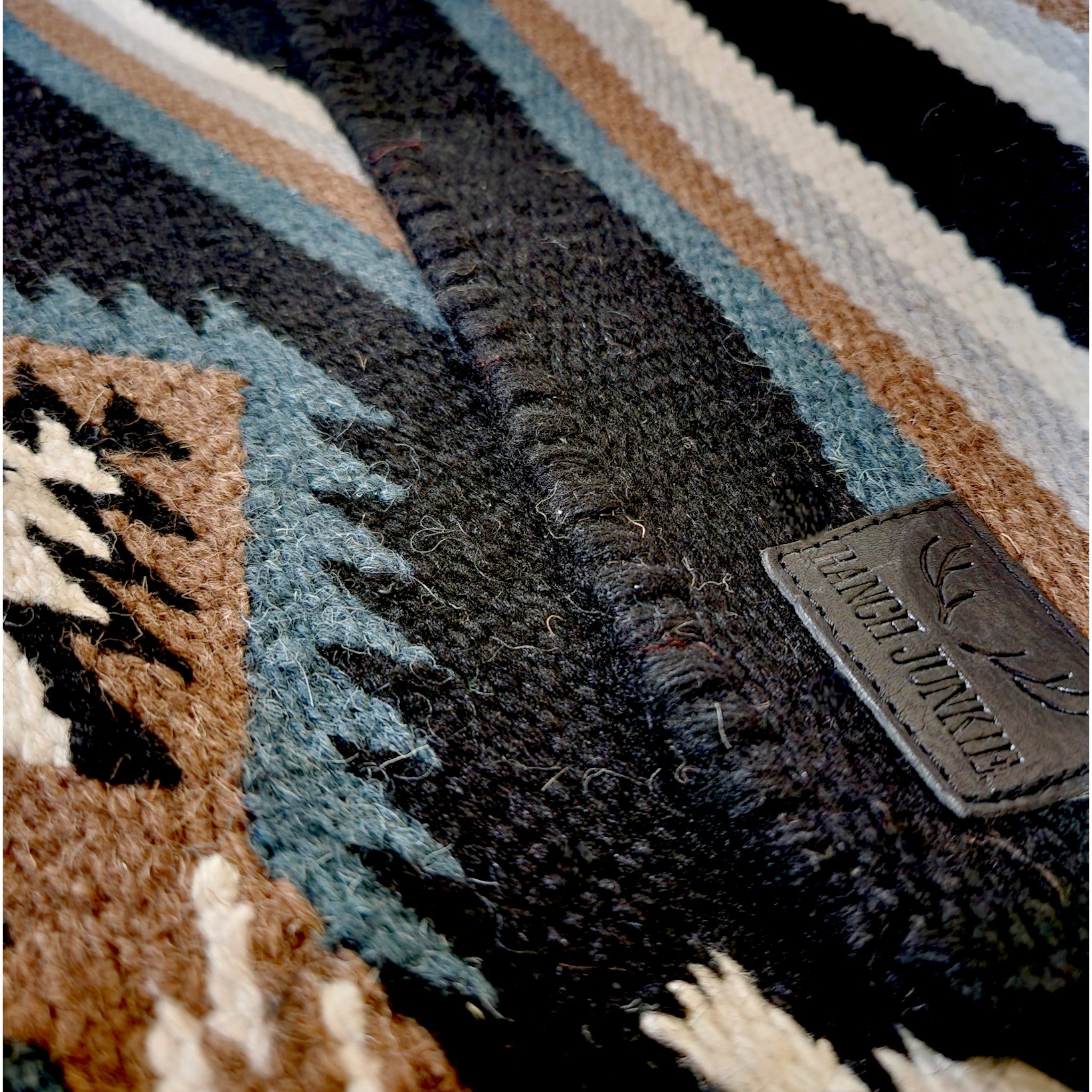 20" X 40" Handwoven Wool Southwestern Rug The Alma Accent Rug - Ranch Junkie Mercantile LLC