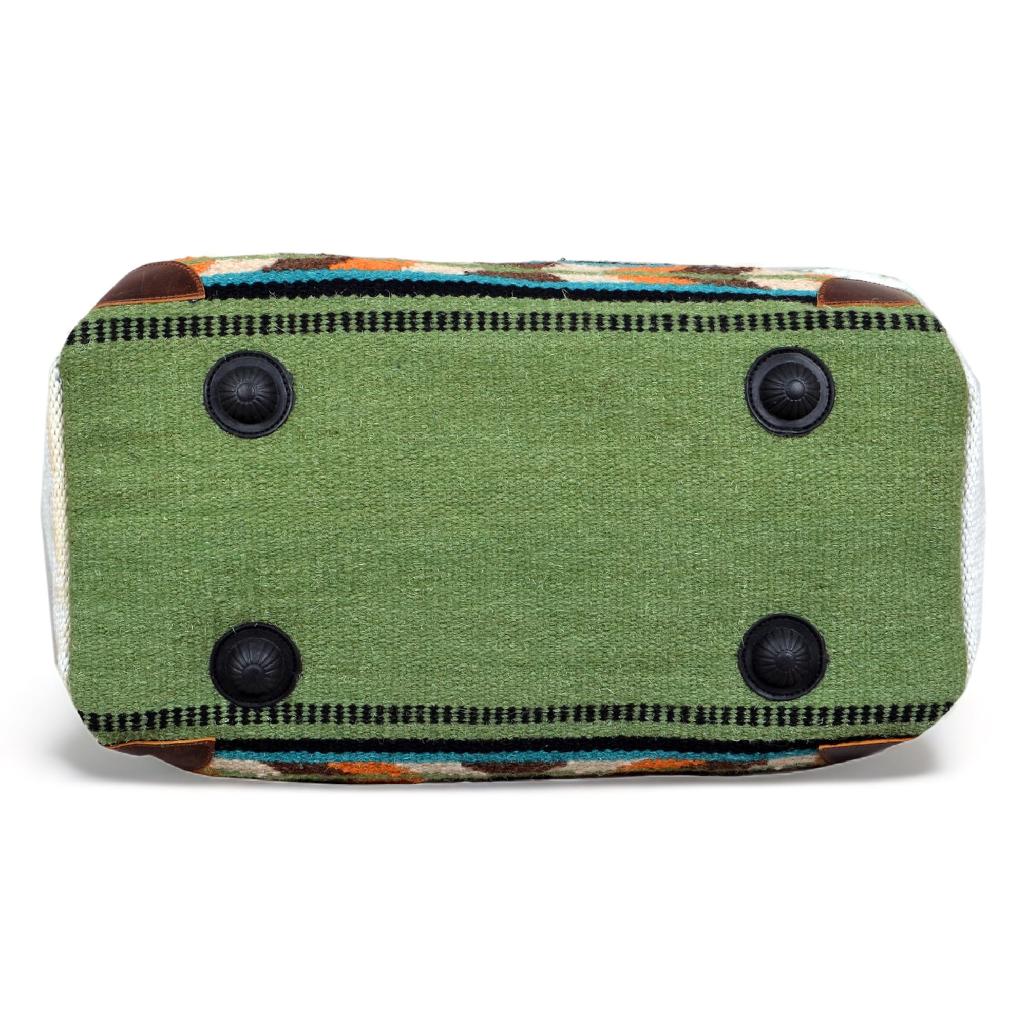 Bundle Deal Aspen Wool Southwestern Aztec Large Weekender Duffel Bag + Large Handwoven Wool Boho Tote - Ranch Junkie Mercantile LLC