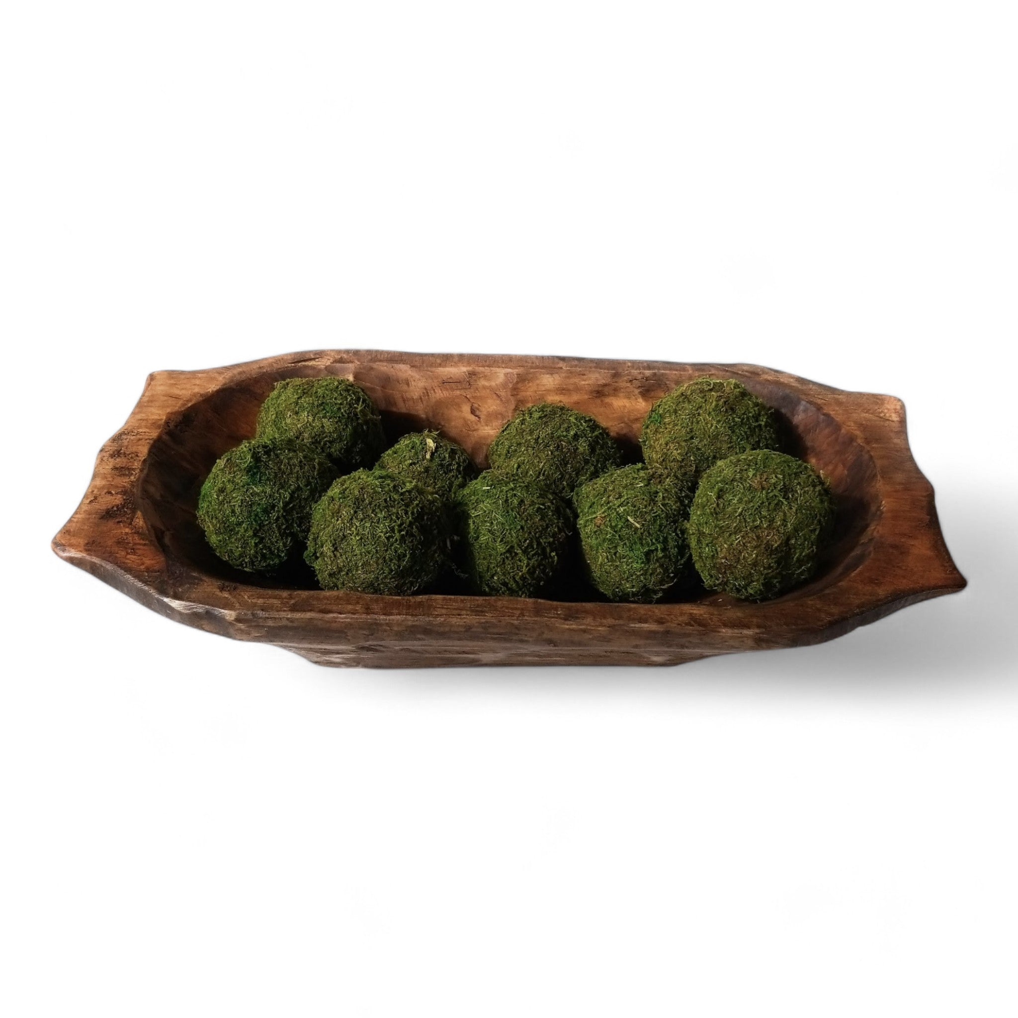 Farmhouse Rustic Dough Bowl With Handles- The Big Horn - Ranch Junkie Mercantile LLC