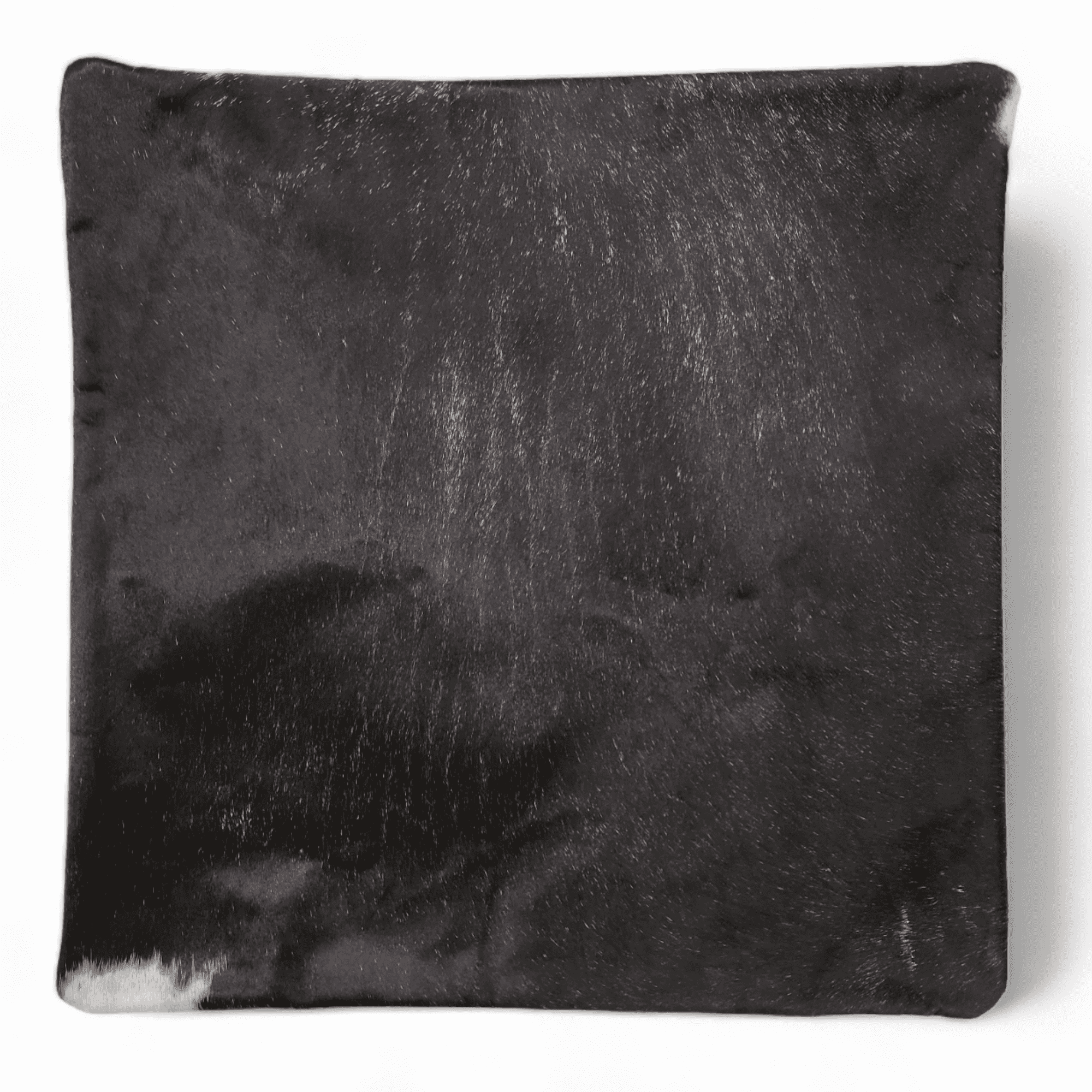 18x18 Genuine Cowhide Pillow Covers Black/White Double Sided Highlands Cowhide Pillow - Ranch Junkie Mercantile LLC