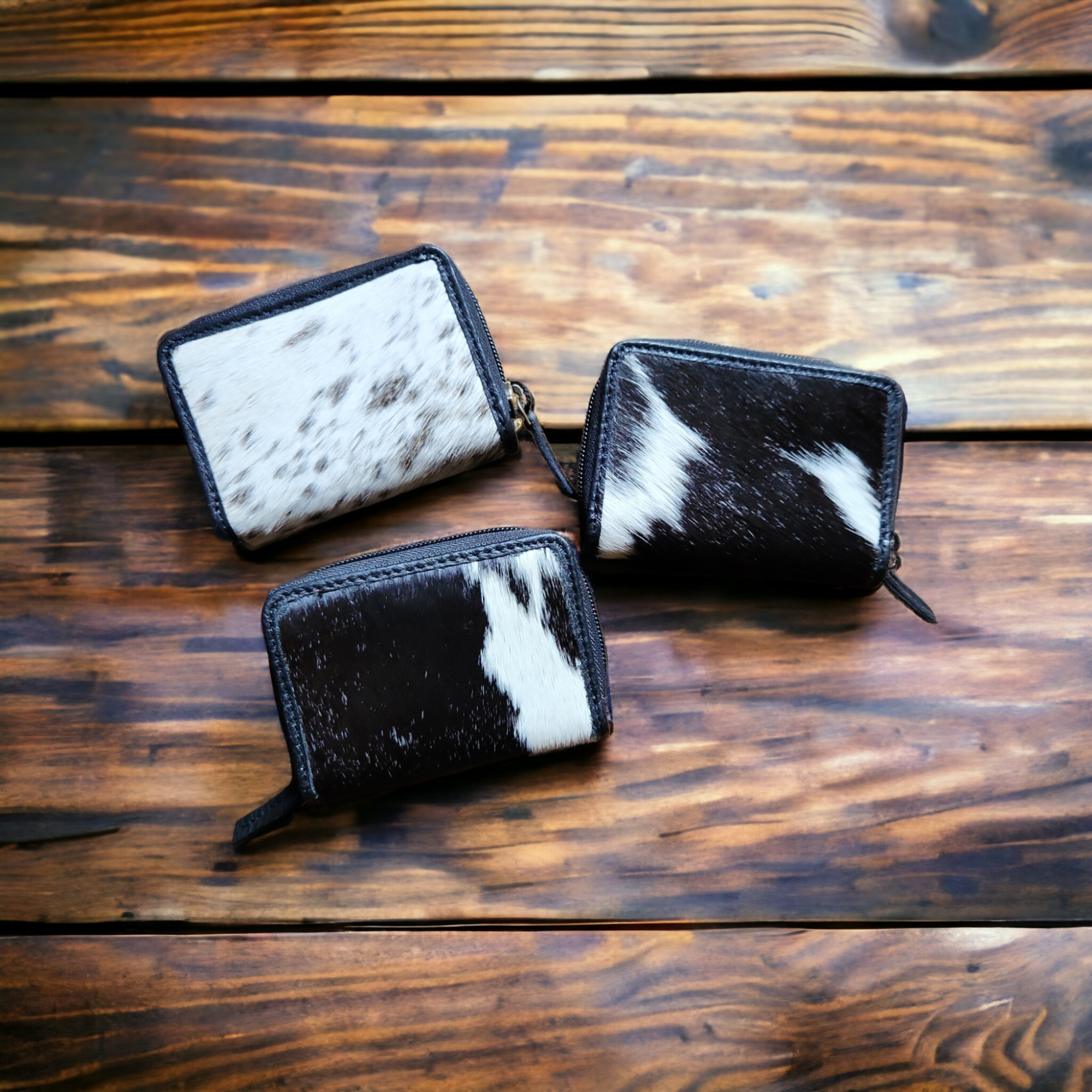 Bundle Deal Highlands Black Cowhide Large Tote + Credit Card Wallet - Ranch Junkie Mercantile LLC