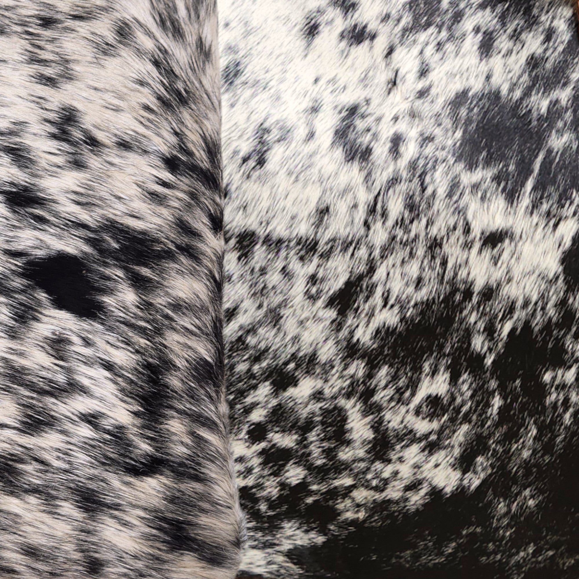 Bundle Deal Highlands Large Genuine Cowhide Weekender Duffel Black Speckled + Cowhide Tote Bag - Ranch Junkie Mercantile LLC
