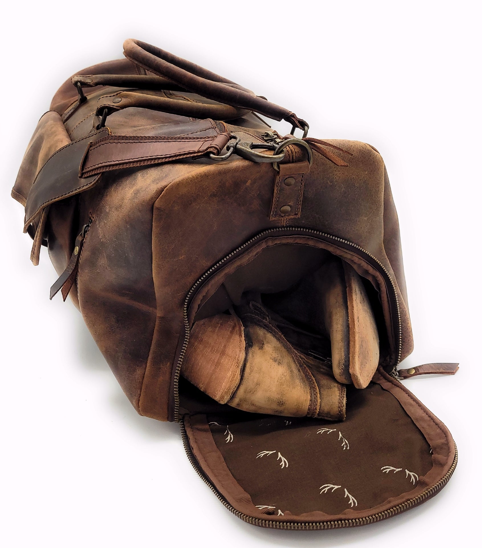 Bundle Deal Denali Leather Weekender + Denali Leather Wallet - Ranch Junkie Mercantile LLC