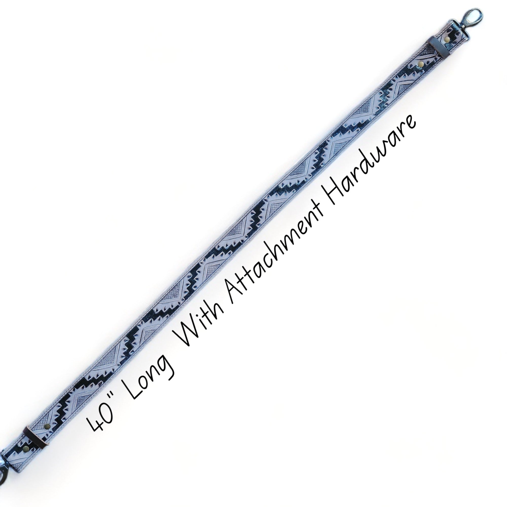 Cassidy 40" Hand Tooled Western Purse Strap - Ranch Junkie Mercantile LLC