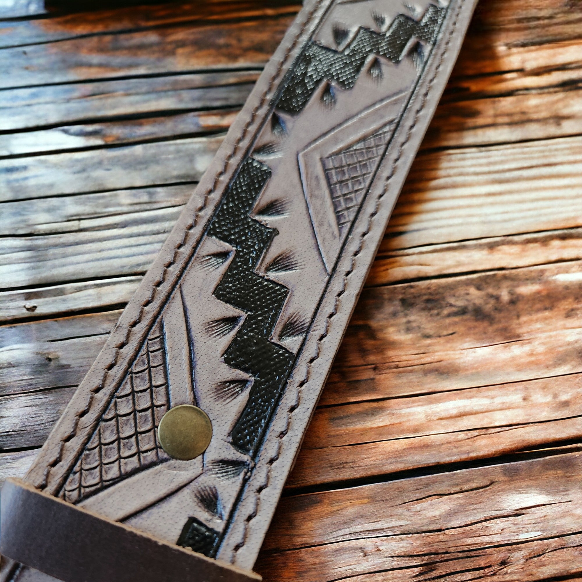 Cassidy 40" Hand Tooled Western Purse Strap - Ranch Junkie Mercantile LLC