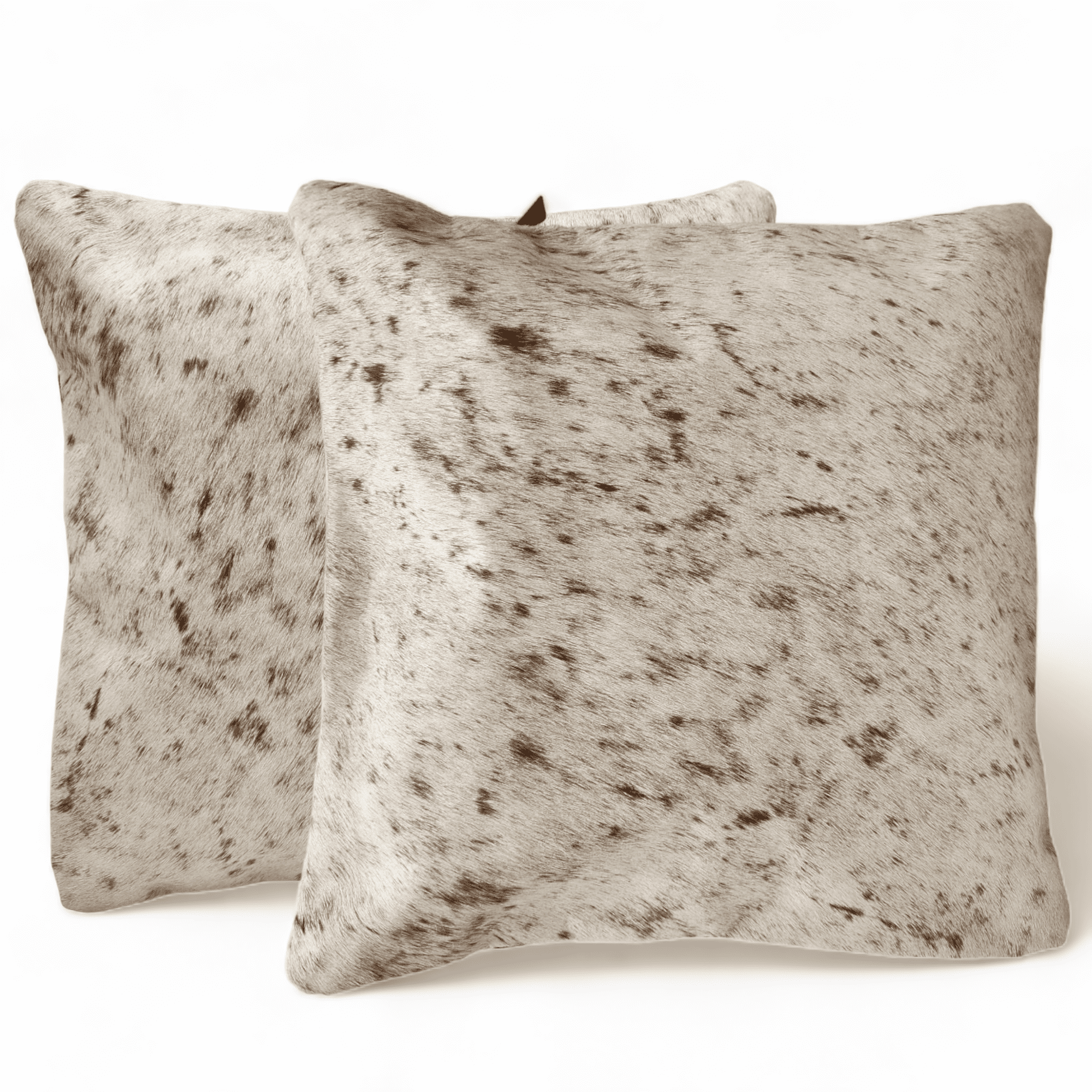 18x18 Genuine Cowhide Pillow Covers Chocolate Brown Double Sided Highlands Cowhide Pillow - Ranch Junkie Mercantile LLC