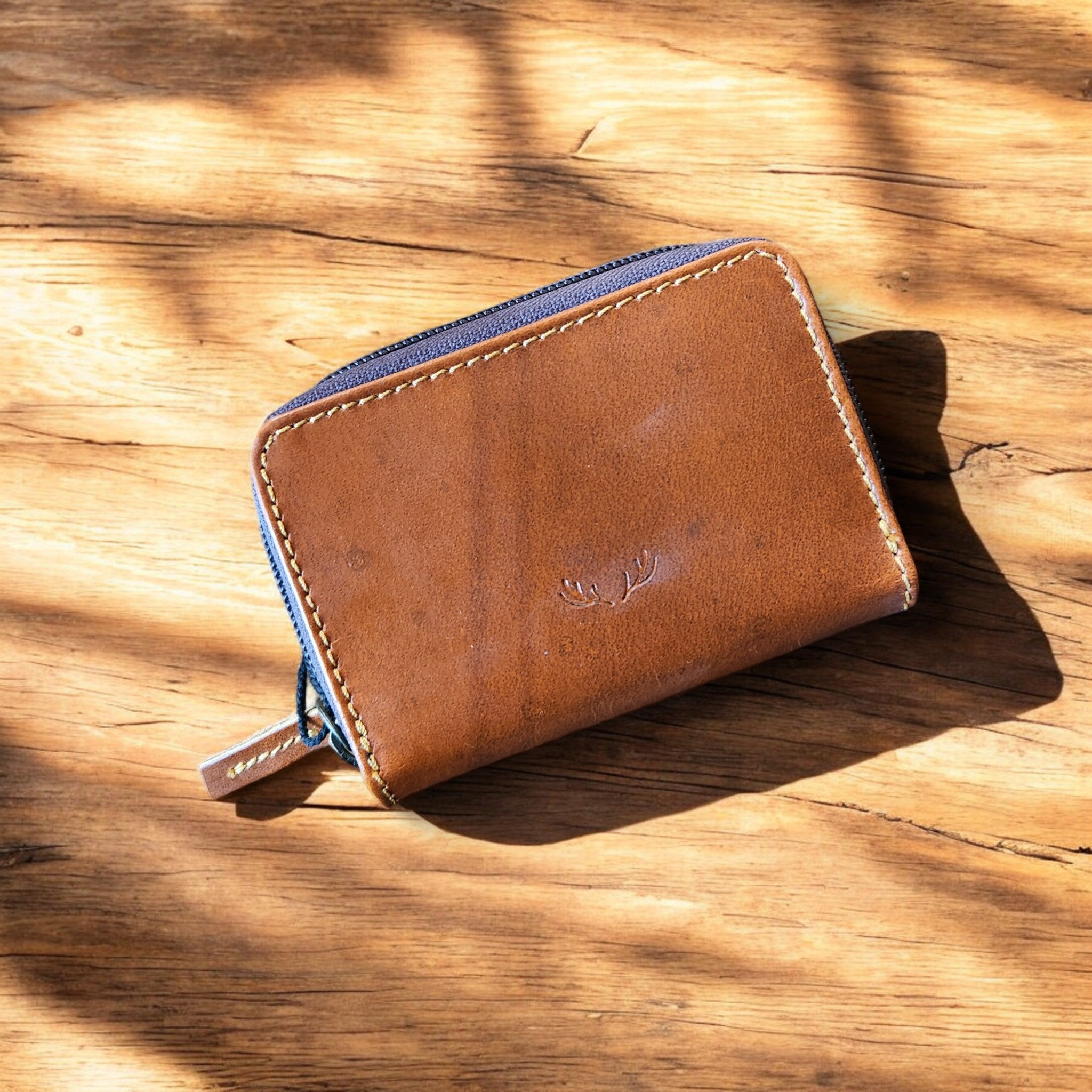 Bundle Deal Highlands Saddle Cowhide Crossbody Purse + Cowhide Credit Card Wallet - Ranch Junkie Mercantile LLC