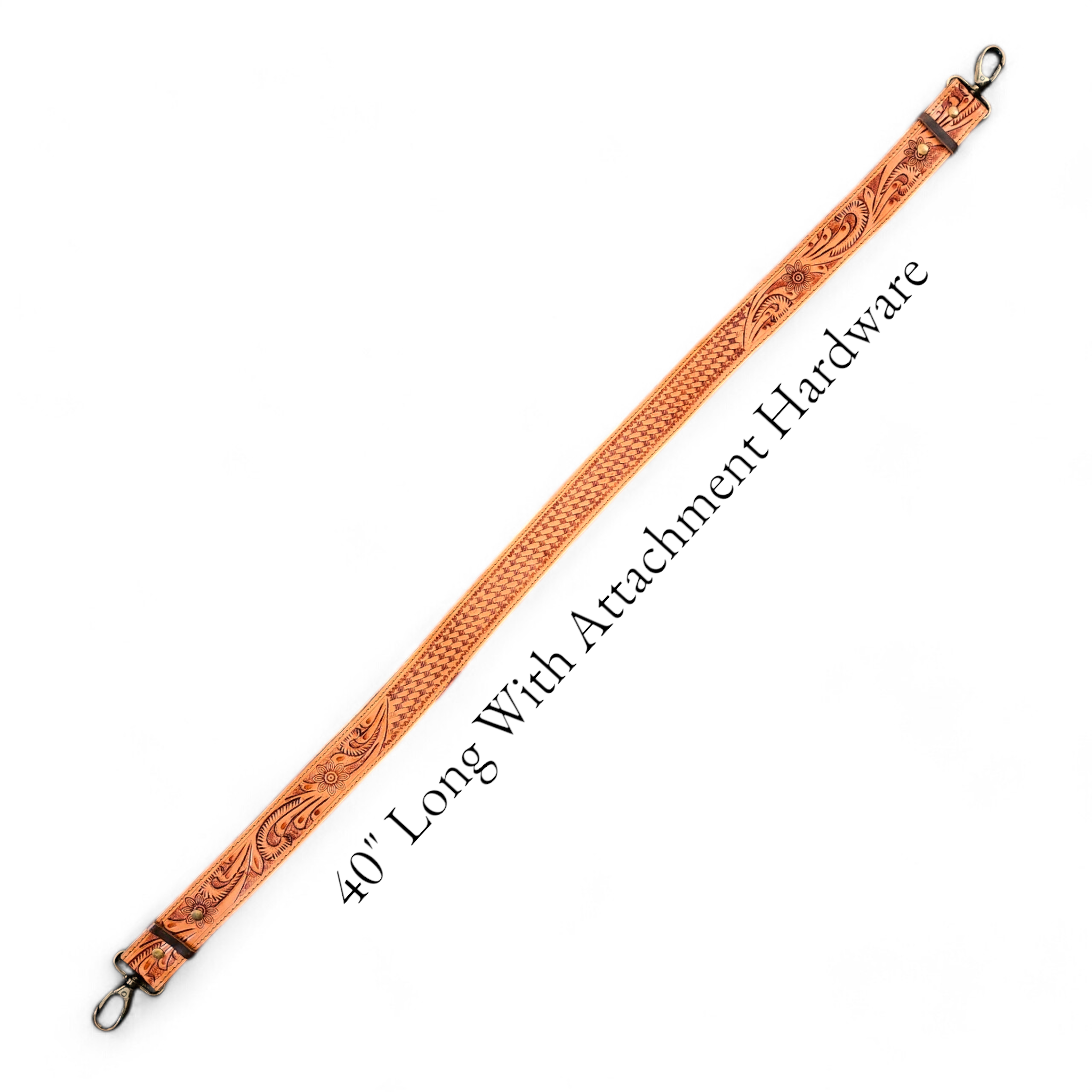 Daisy 40" Hand Tooled Western Purse Strap - Ranch Junkie Mercantile LLC