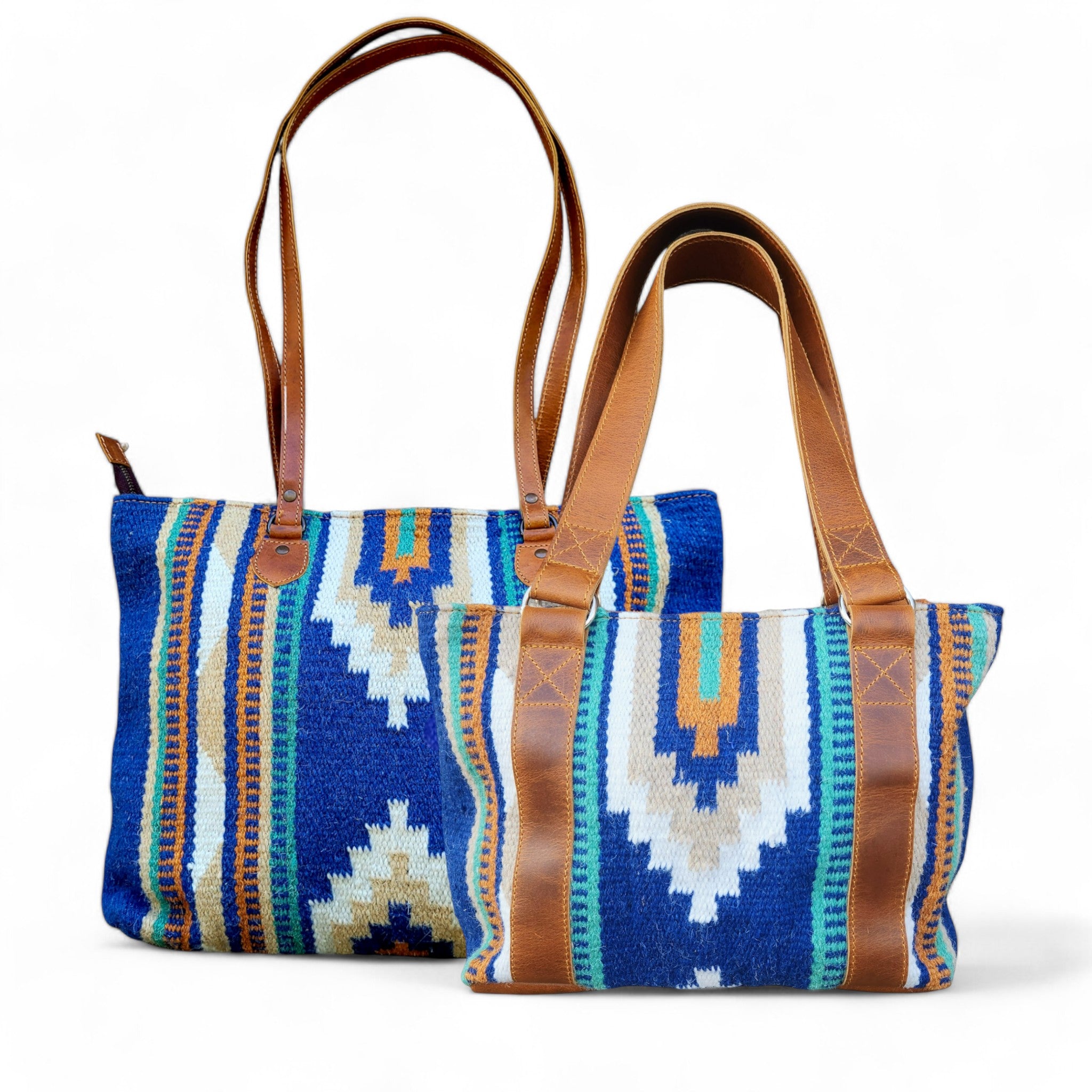 Bundle Deal Dakota Southwestern Handwoven Western Handbag + Dakota Large Handwoven Wool Boho Tote - Ranch Junkie Mercantile LLC