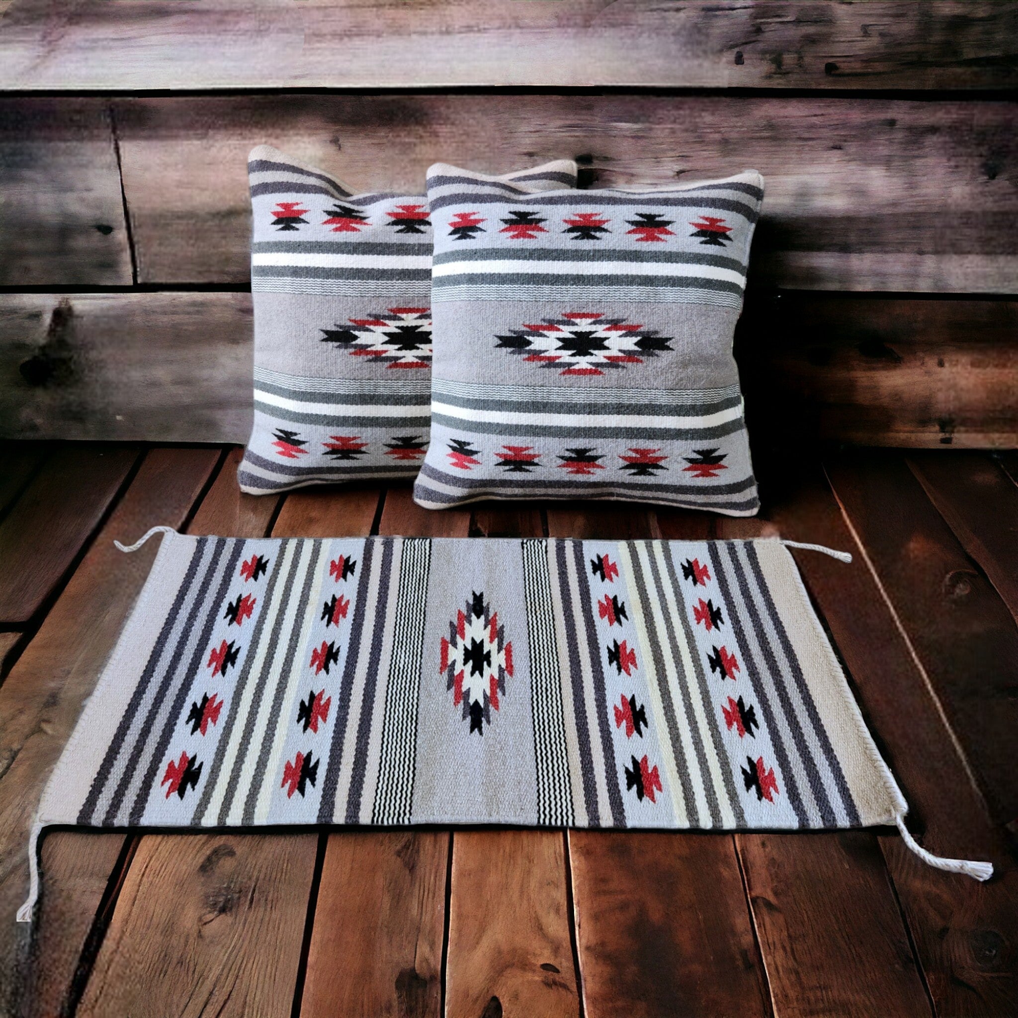 Bundle Deal Domingo Southwestern Rug + Domingo Southwestern Pillow Bundle - Ranch Junkie Mercantile LLC