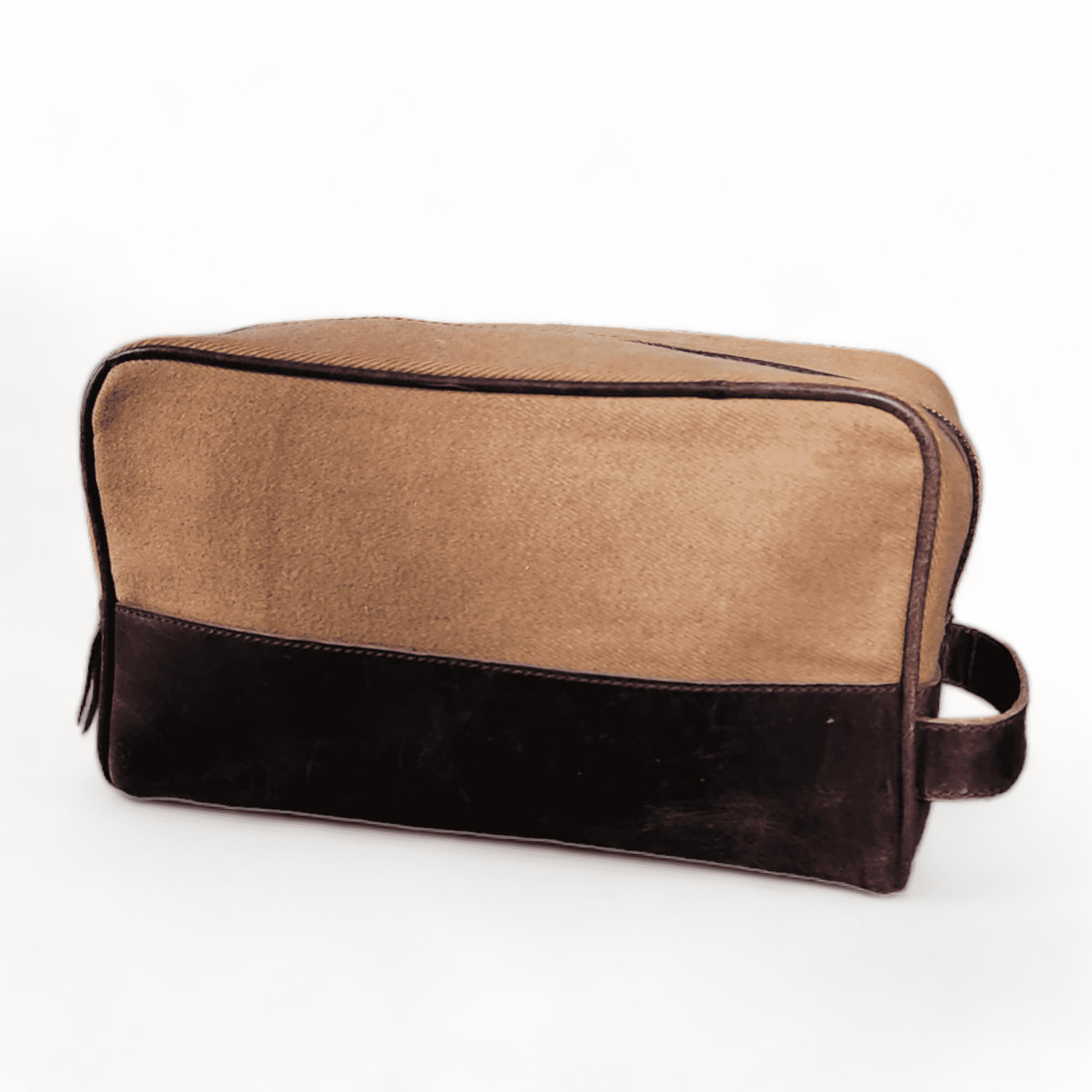 The Canvas/Leather Drifter Large Toiletry Bag - Ranch Junkie Mercantile LLC