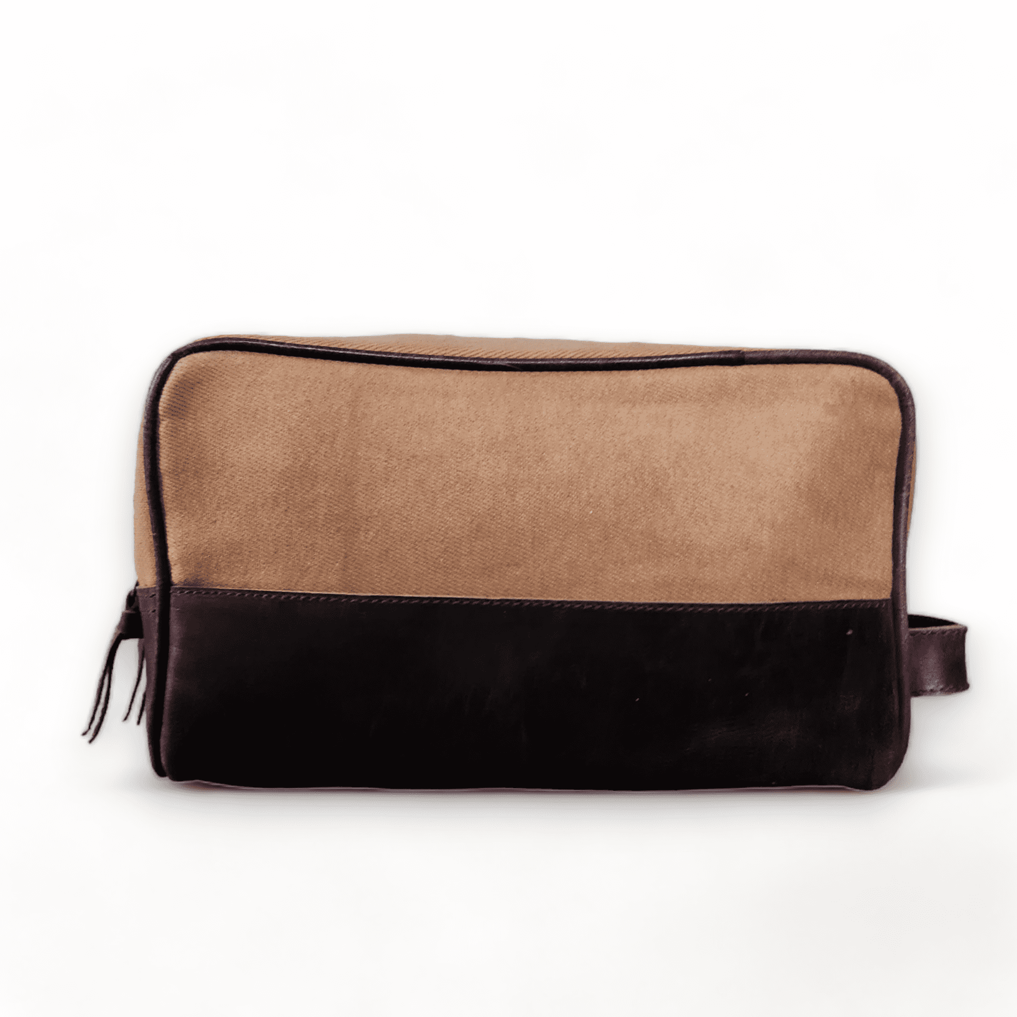 The Canvas/Leather Drifter Large Toiletry Bag - Ranch Junkie Mercantile LLC