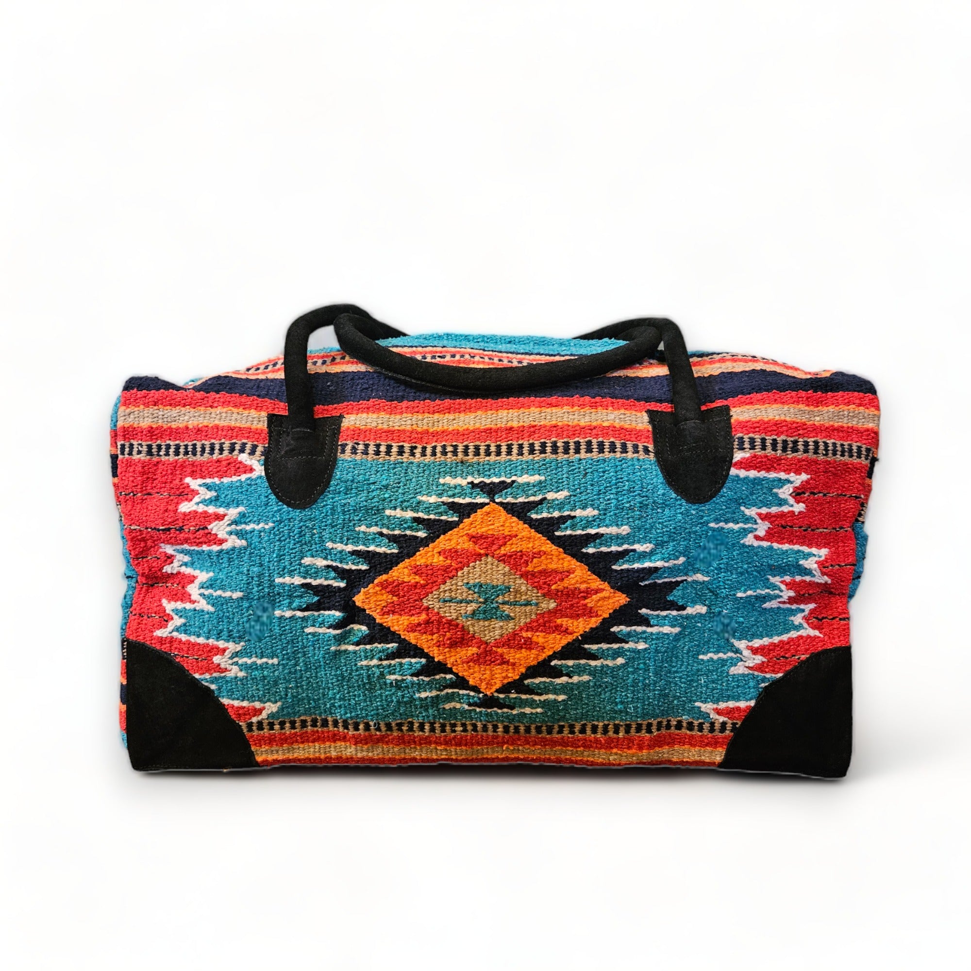 Southwestern Large Weekender Travel Bag Duffle Bag Boho Travel Bag- The Franco Go West Weekender - Ranch Junkie Mercantile LLC