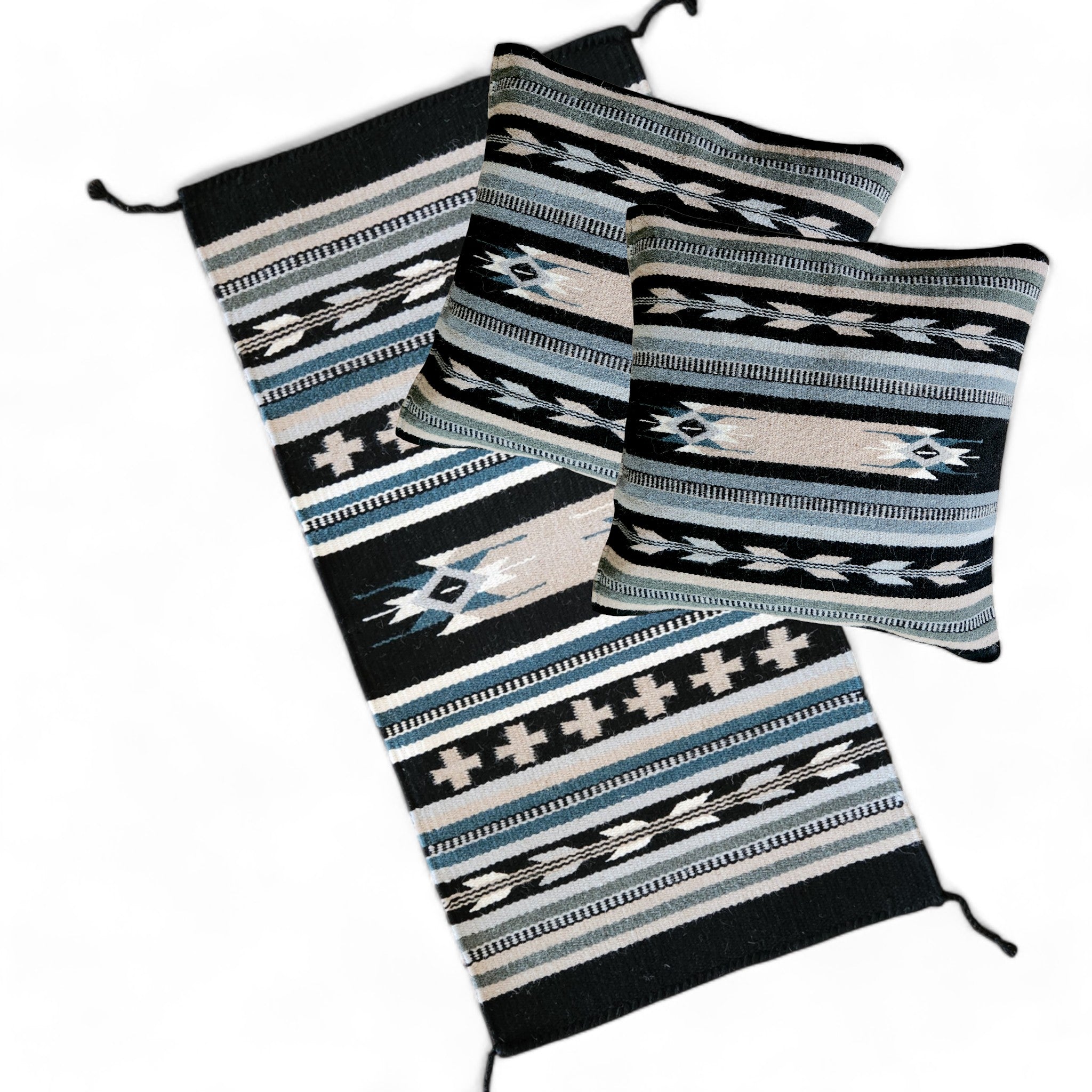 Bundle Deal Grand Ridge Southwestern Rug + Grand Ridge Southwestern Pillow Bundle - Ranch Junkie Mercantile LLC