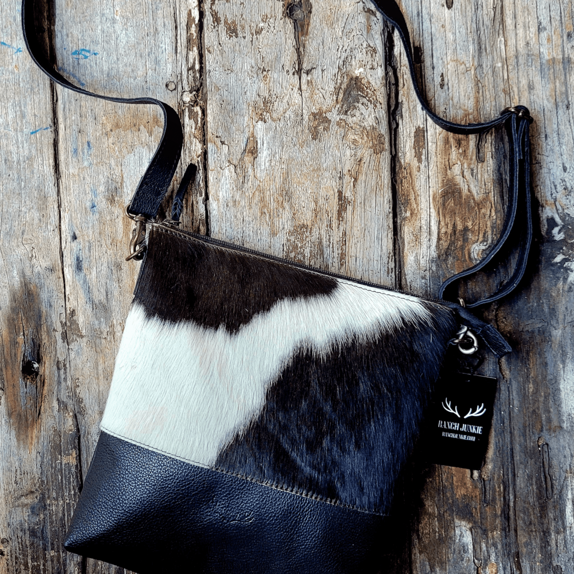 The Highlands Genuine Cowhide Large Crossbody Bag Crossbody Purse - Ranch Junkie Mercantile LLC