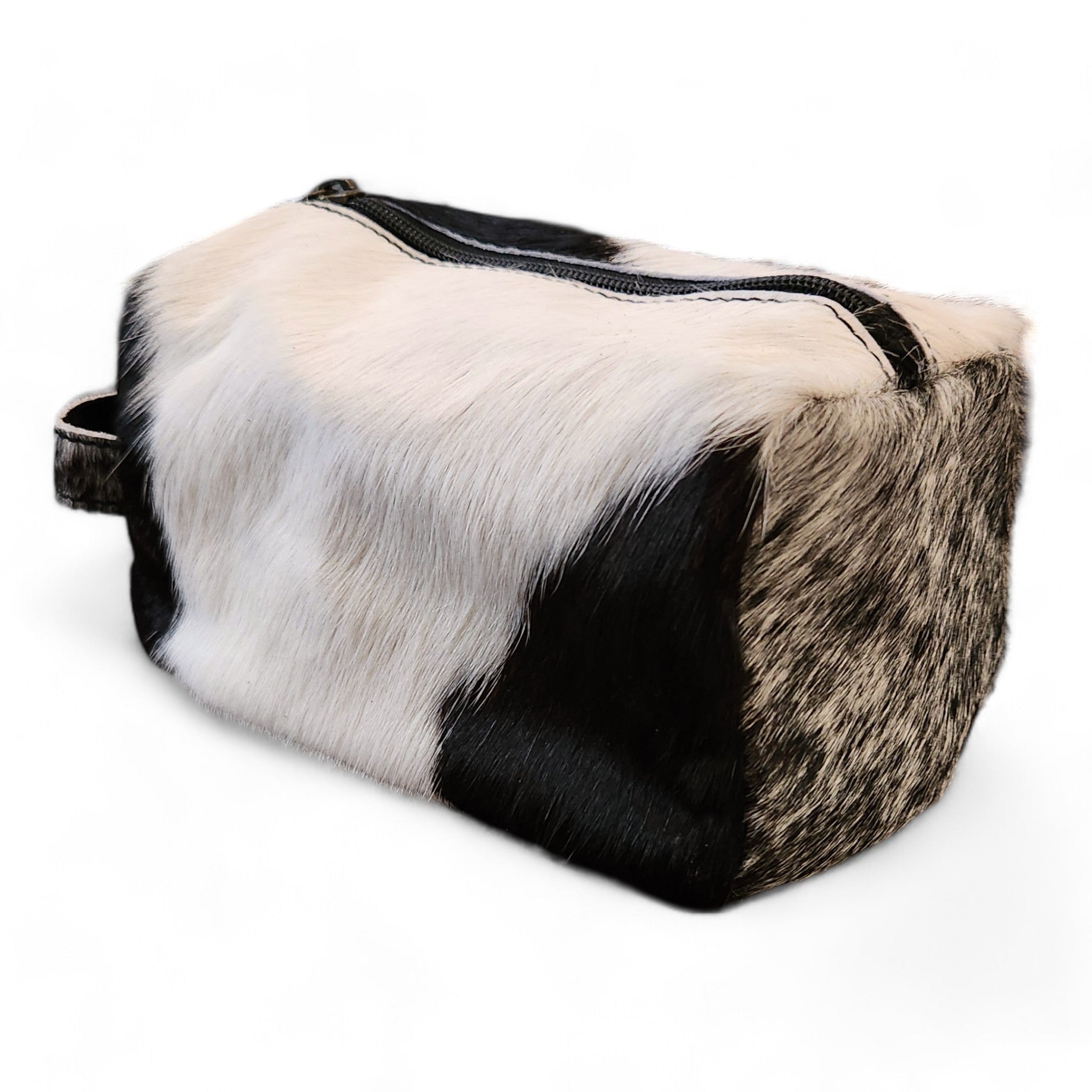 Genuine Cowhide Handcrafted Cosmetic Pouch Highlands Cowhide Makeup Bag - Ranch Junkie Mercantile LLC