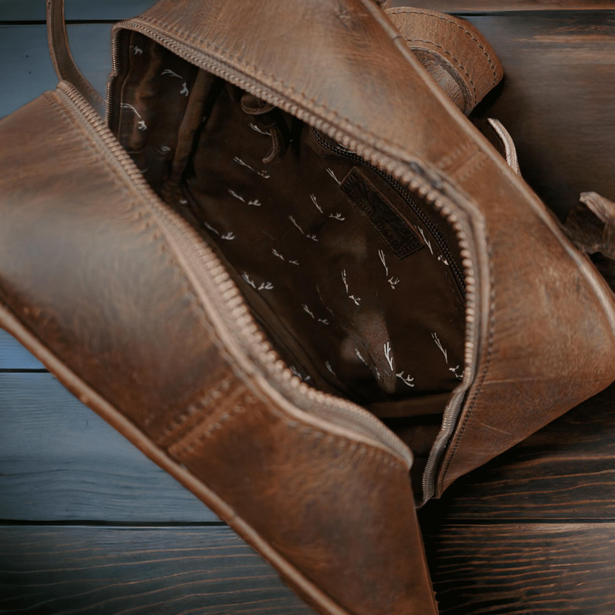 Mini Leather Backpack Cowhide Backpack Highlands Mini Backpack - Ranch Junkie Mercantile LLC