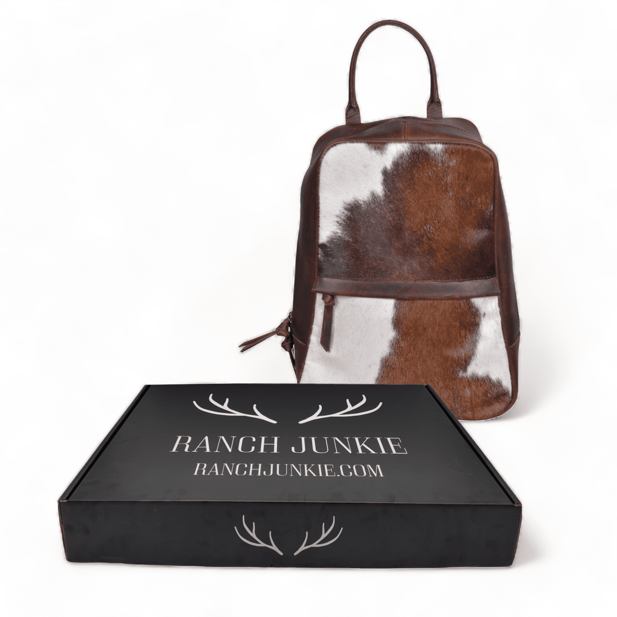 Highlands Mini Leather Backpack Cowhide Backpack - Ranch Junkie Mercantile LLC