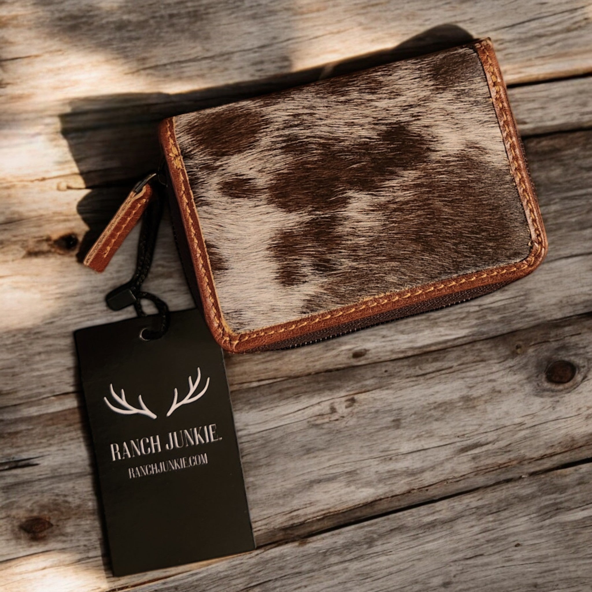 Sample Sale Highlands Genuine Cowhide Credit Card Wallet - Ranch Junkie Mercantile LLC