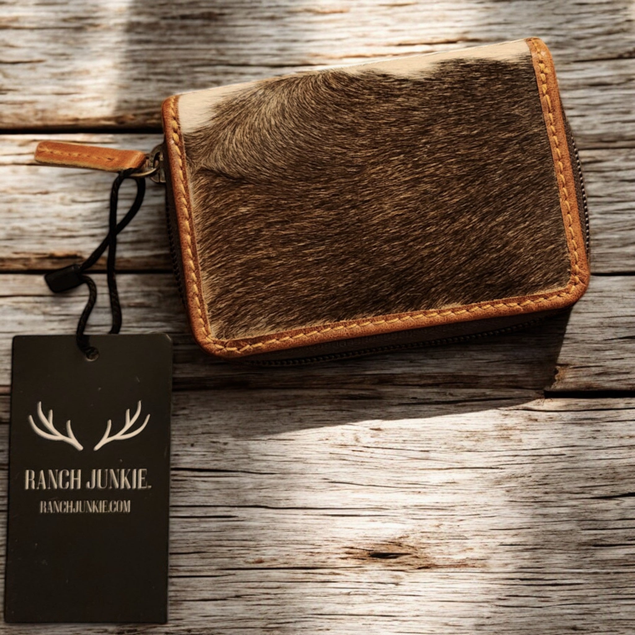 Sample Sale Highlands Genuine Cowhide Credit Card Wallet - Ranch Junkie Mercantile LLC