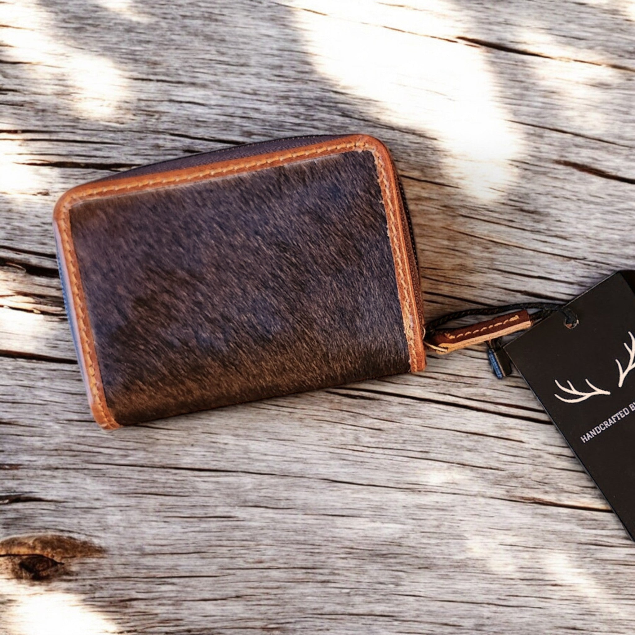 Sample Sale Highlands Genuine Cowhide Credit Card Wallet - Ranch Junkie Mercantile LLC
