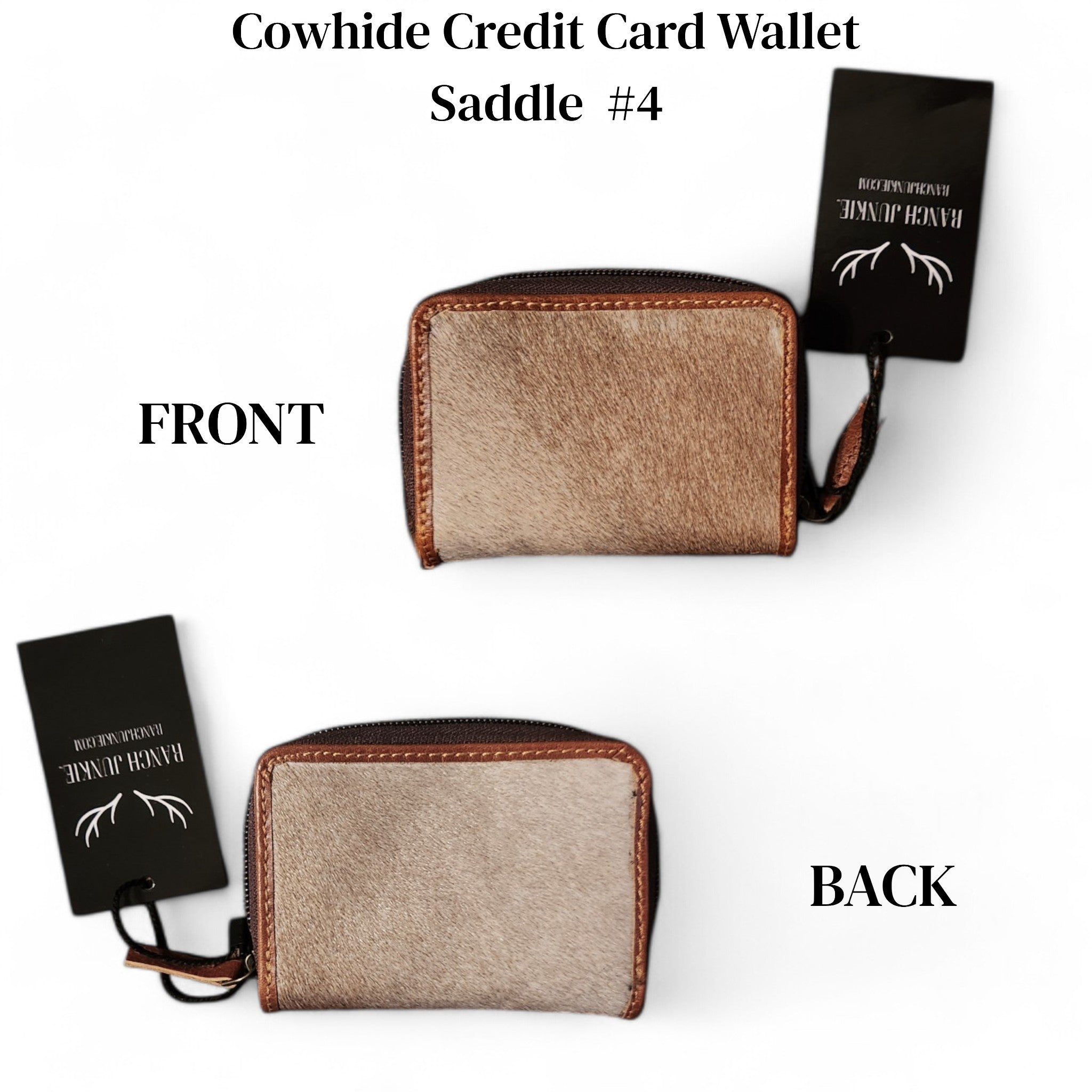 Sample Sale Highlands Genuine Cowhide Credit Card Wallet - Ranch Junkie Mercantile LLC