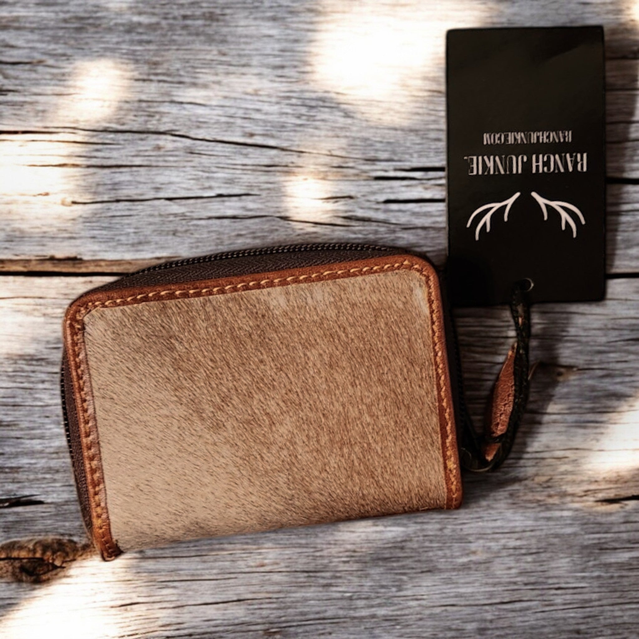 Sample Sale Highlands Genuine Cowhide Credit Card Wallet - Ranch Junkie Mercantile LLC
