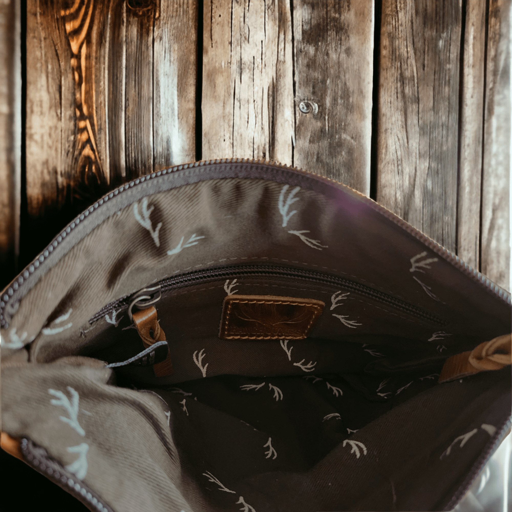 Sample Sale Highlands Genuine Cowhide Wristlet Clutch Bag - Ranch Junkie Mercantile LLC