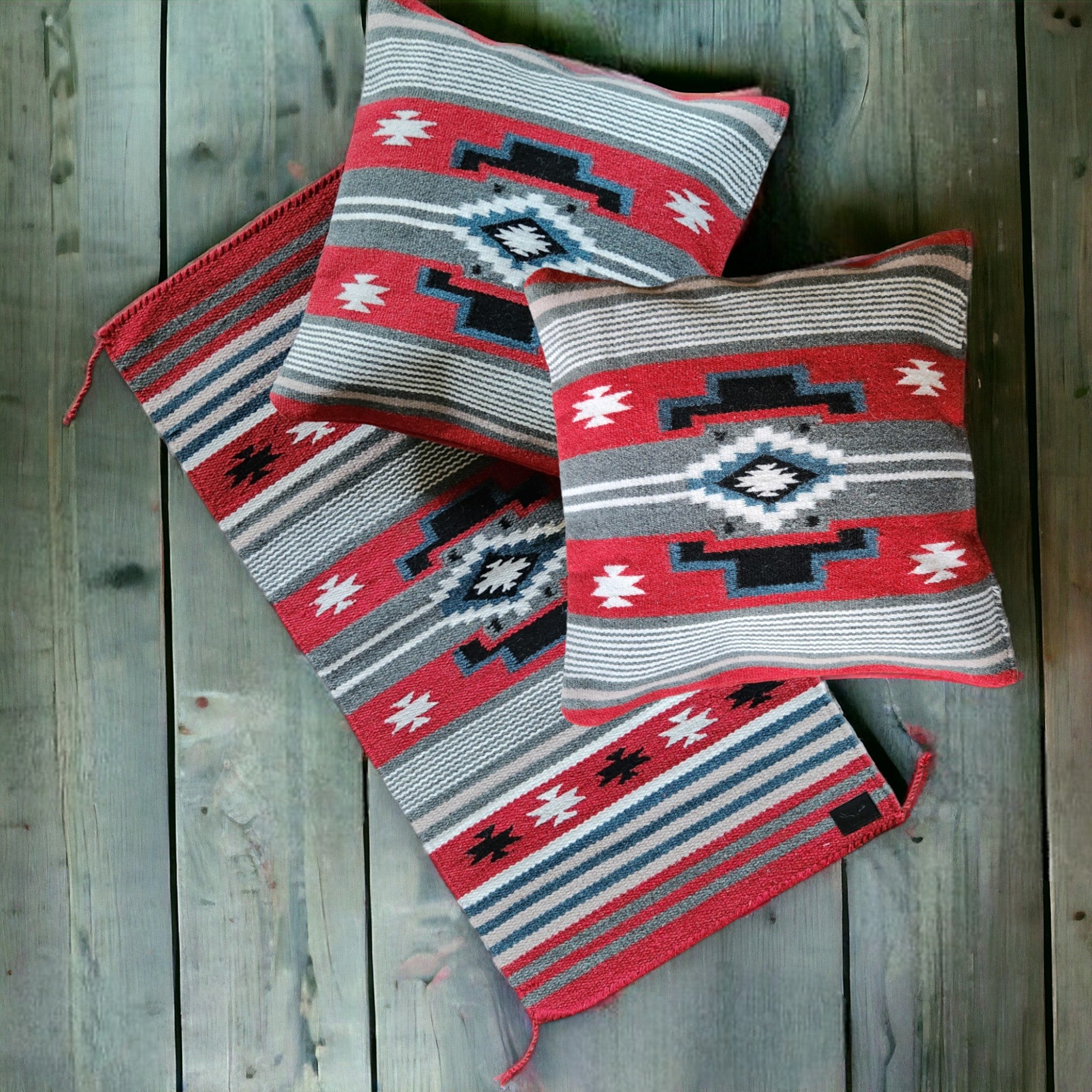 Bundle Deal Mesa Southwestern Rug + Mesa Southwestern Pillow Bundle - Ranch Junkie Mercantile LLC