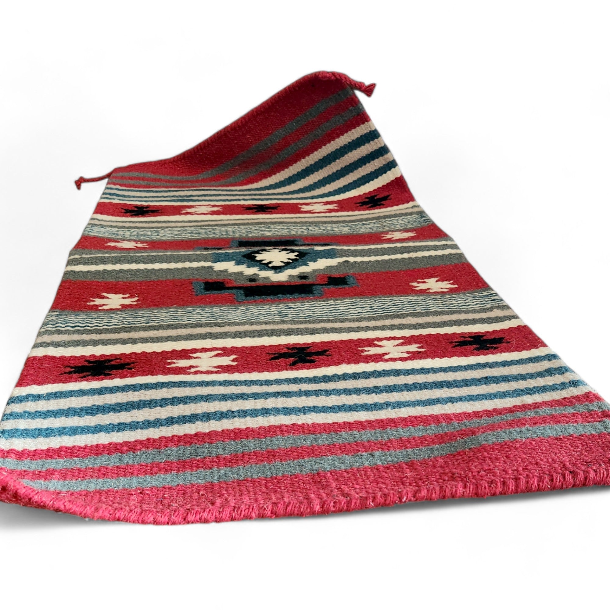 20 X 40 Handwoven Wool Southwestern Rug The Mesa Accent Rug - Ranch Junkie Mercantile LLC