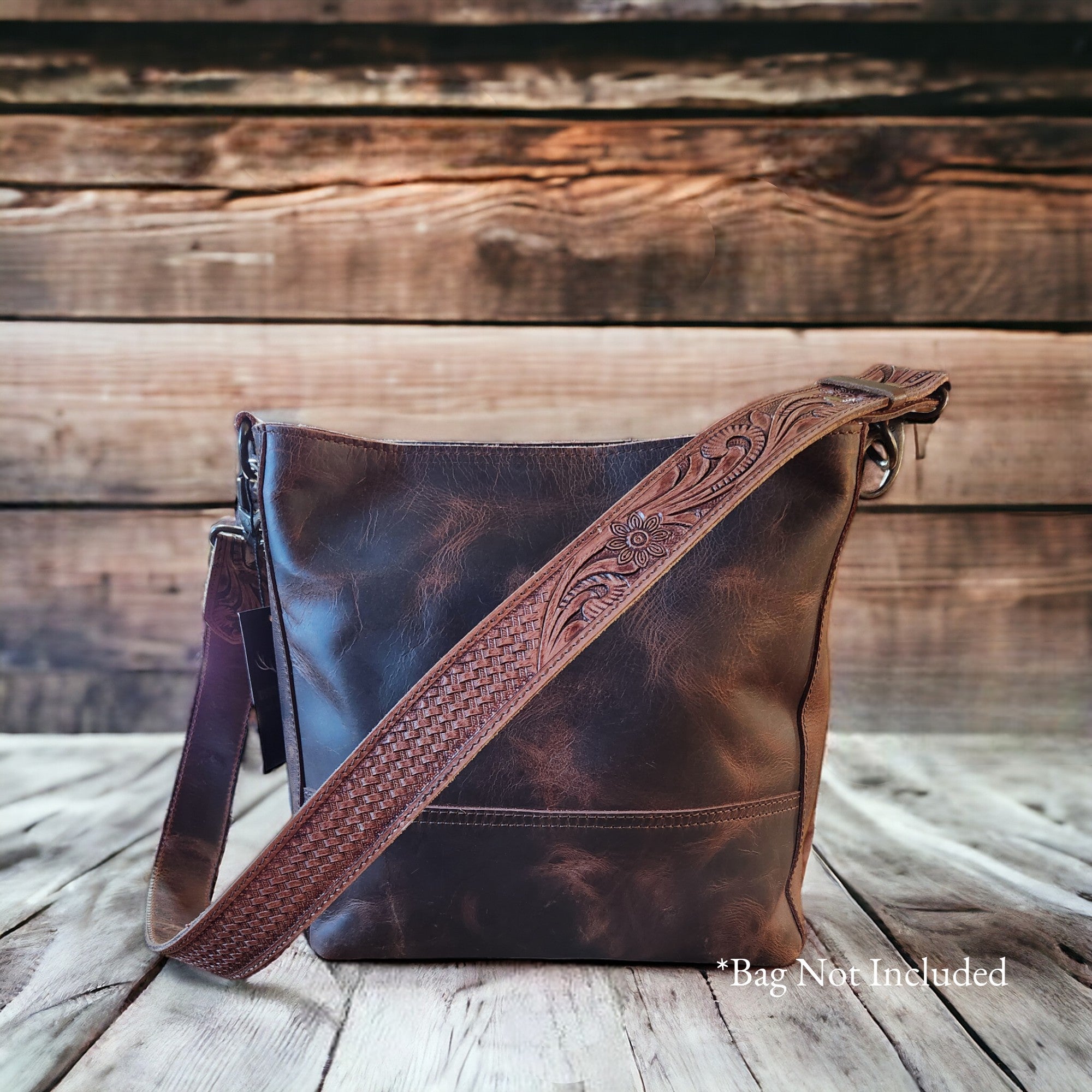 Millie 40" Hand Tooled Western Purse Strap - Ranch Junkie Mercantile LLC