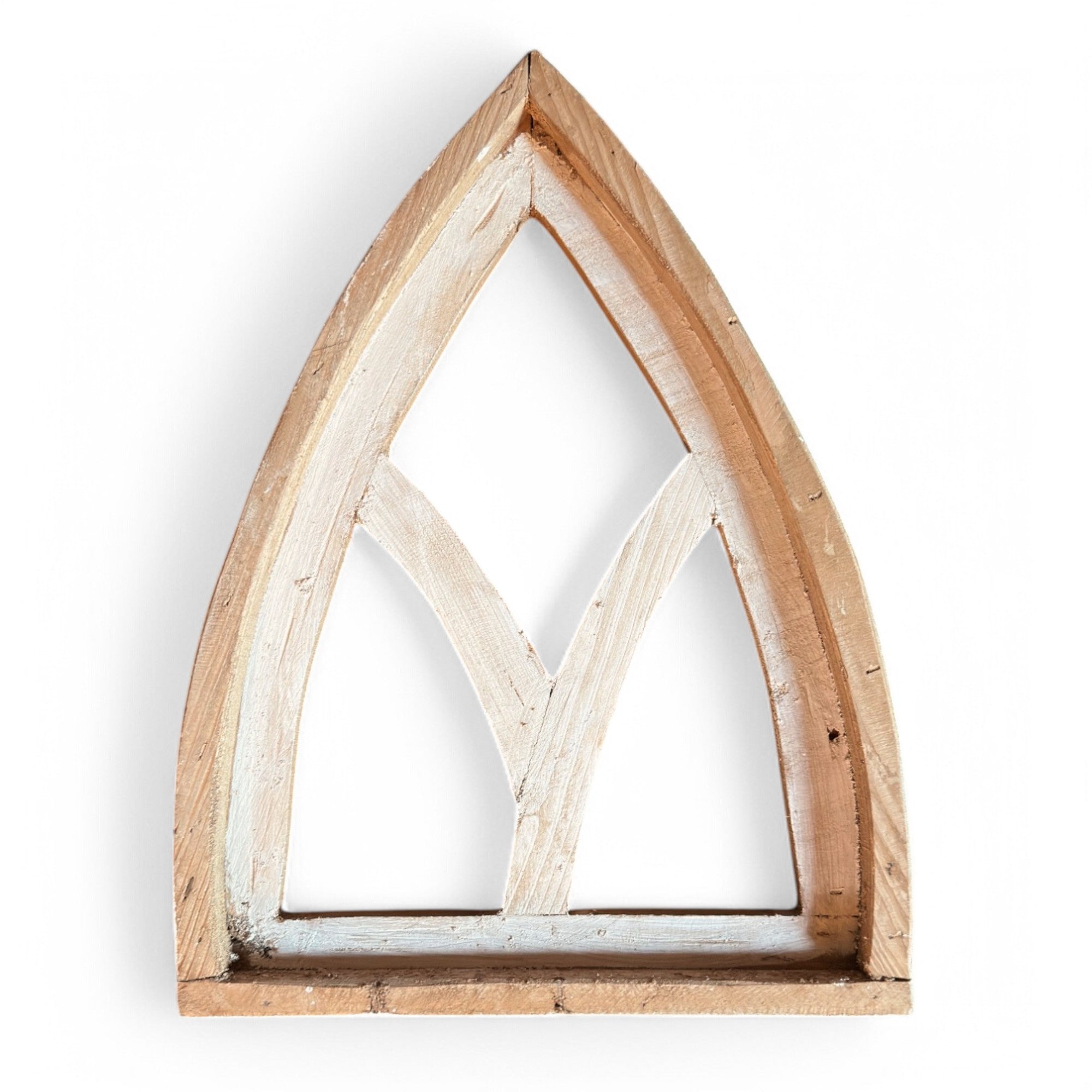 Mini Cathedral Wood Window - The Mini Cathedral- 2 Colors - Buy 1 or A Set of 2 Available - Ranch Junkie Mercantile LLC