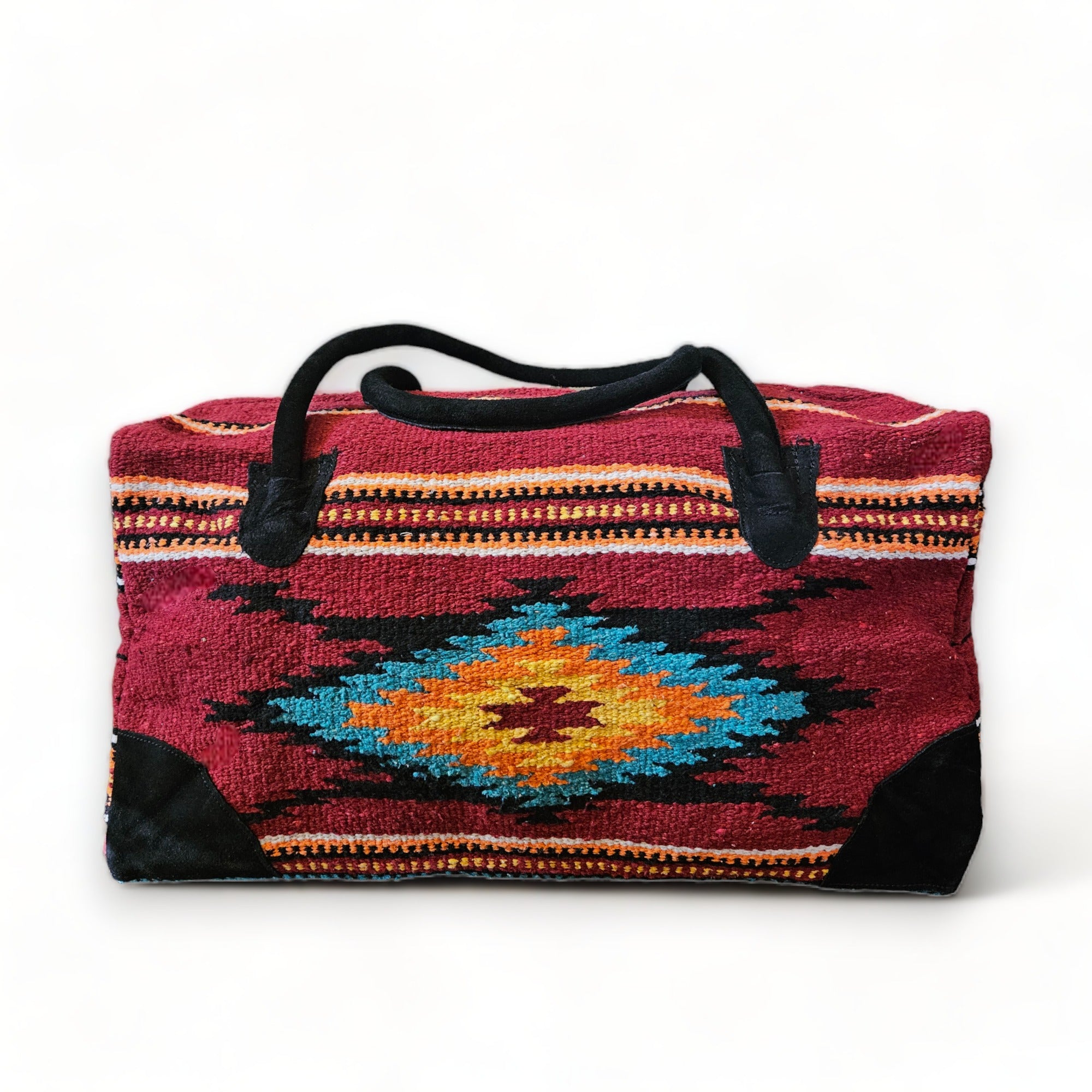 Southwestern Large Weekender Travel Bag Duffle Bag Boho Travel Bag- The Monica Go West Weekender - Ranch Junkie Mercantile LLC