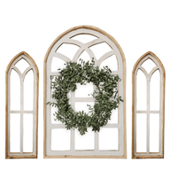 Set of 3 Farmhouse Wooden Paradise Window Collection- The Paradise Collection- Window Arches Farmhouse Wood Cathedrals wall windowsRanch Junkie
