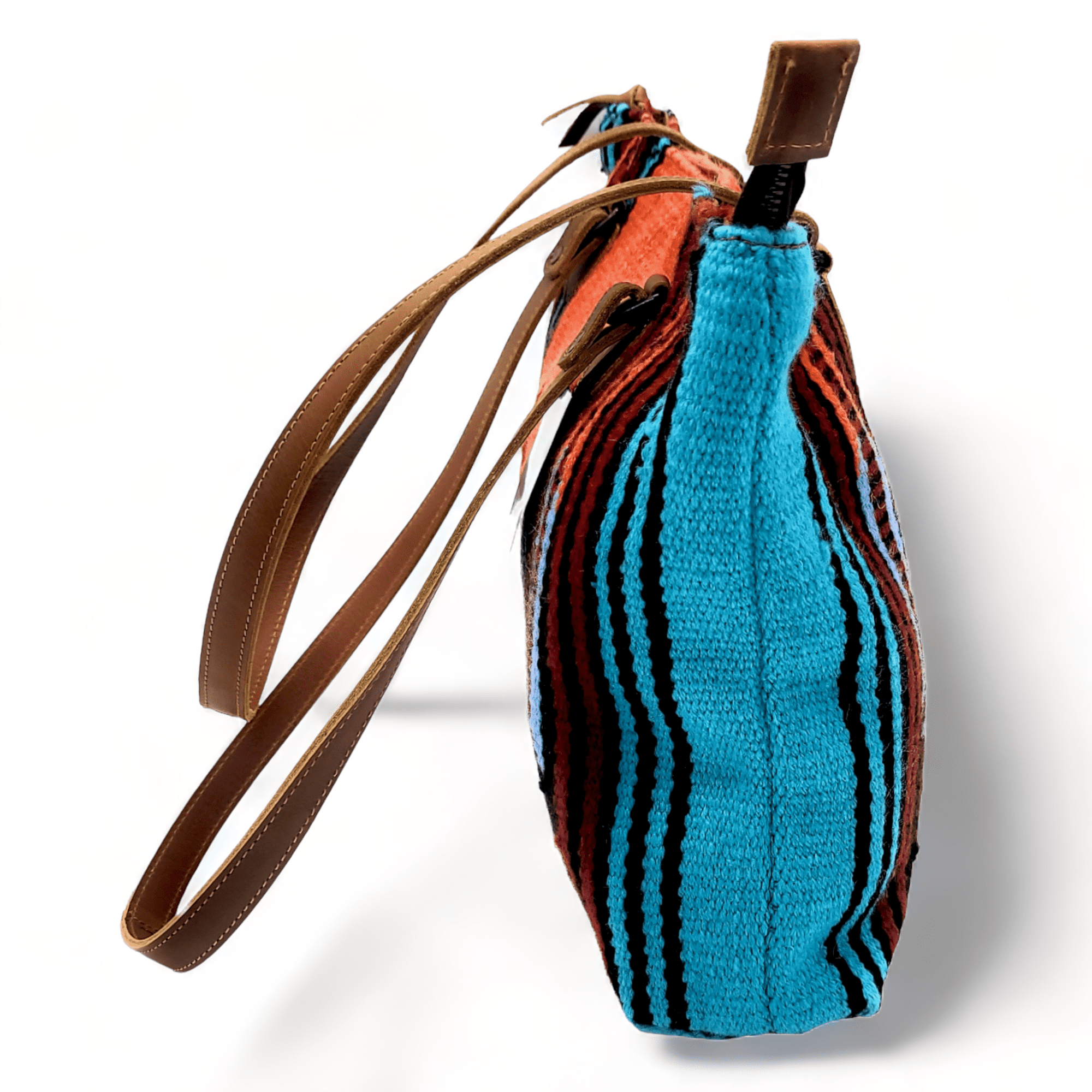 Sedona Southwestern Large Handwoven Wool Boho Tote Saddle Blanket Bag - Ranch Junkie Mercantile LLC