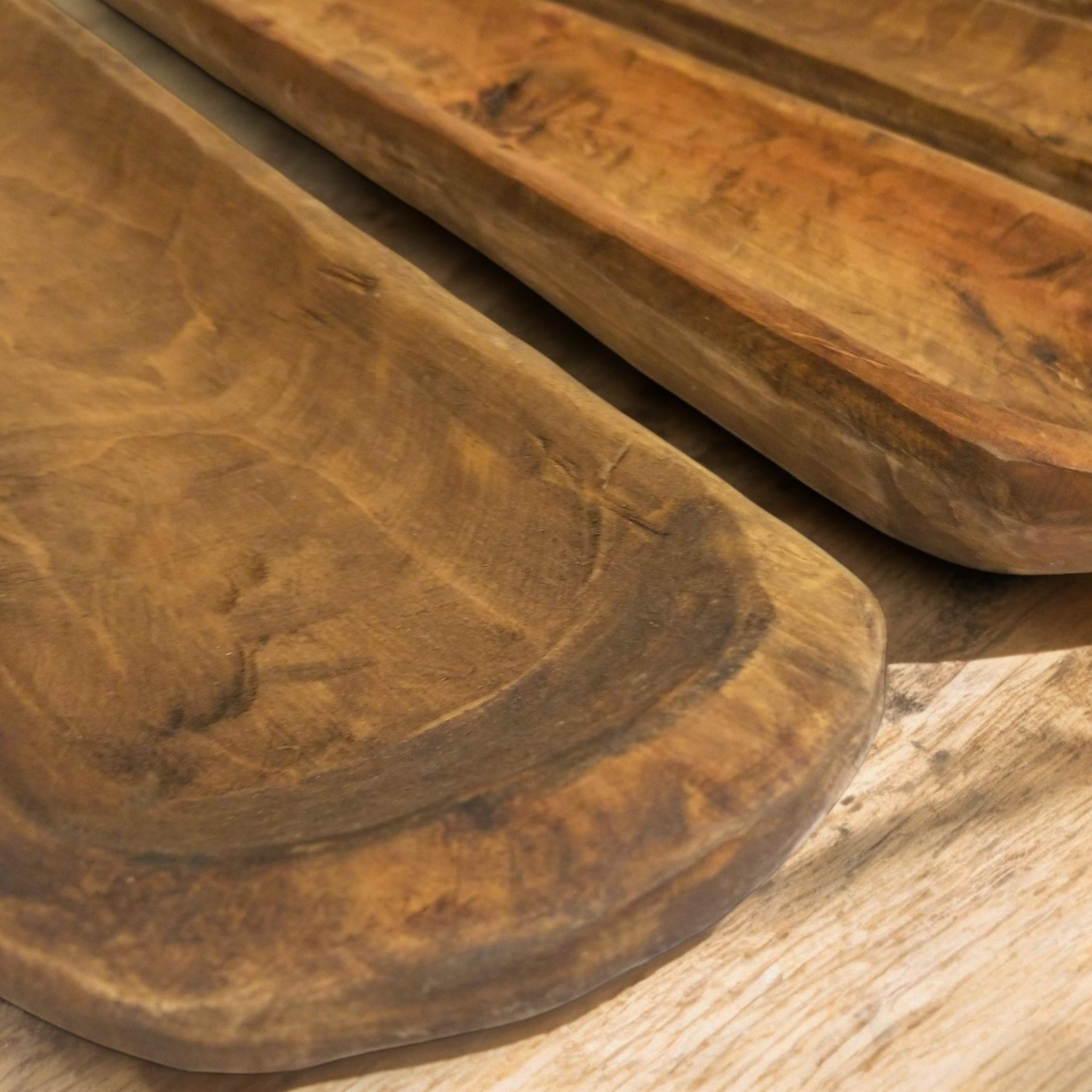 38"- 40" Extra Long Skinny Wood Baguette Dough Bowl The Rio Grande - Ranch Junkie Mercantile LLC