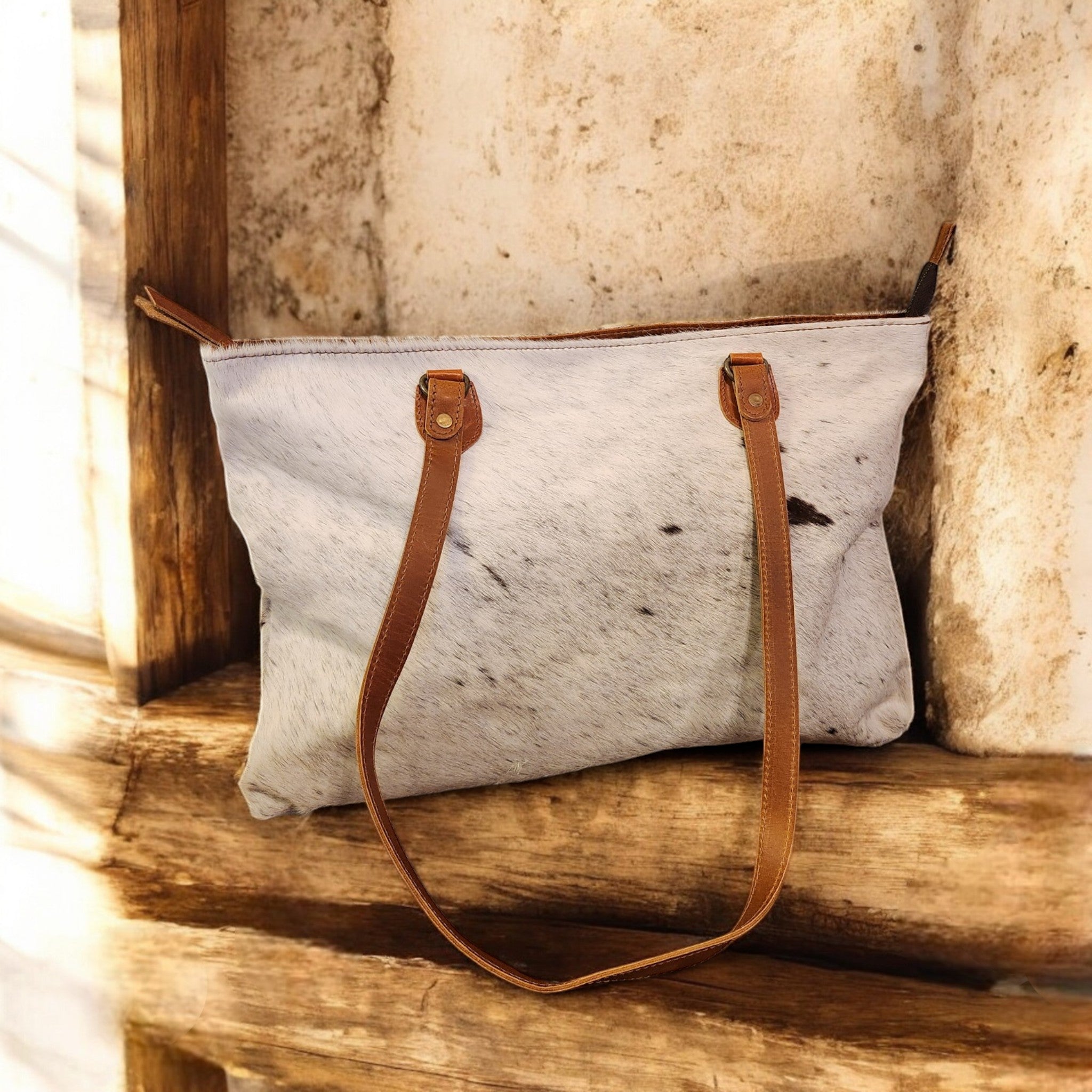 Sample Sale Highlands Genuine Cowhide Large Tote #10 - Ranch Junkie Mercantile LLC