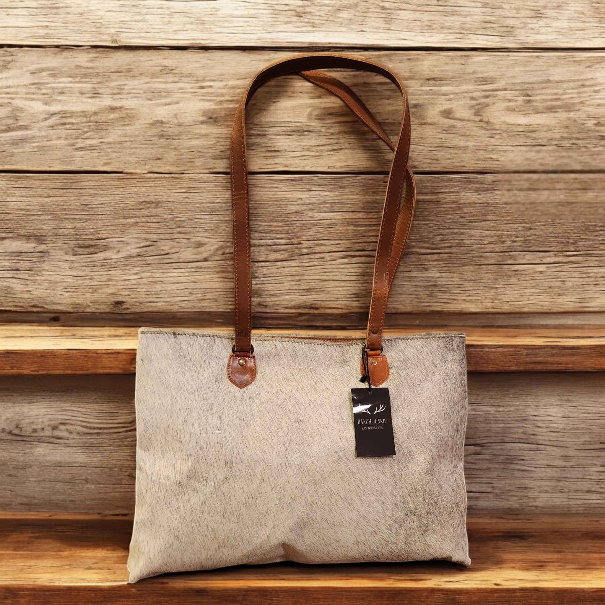 Sample Sale Highlands Genuine Cowhide Large Tote #16 - Ranch Junkie Mercantile LLC