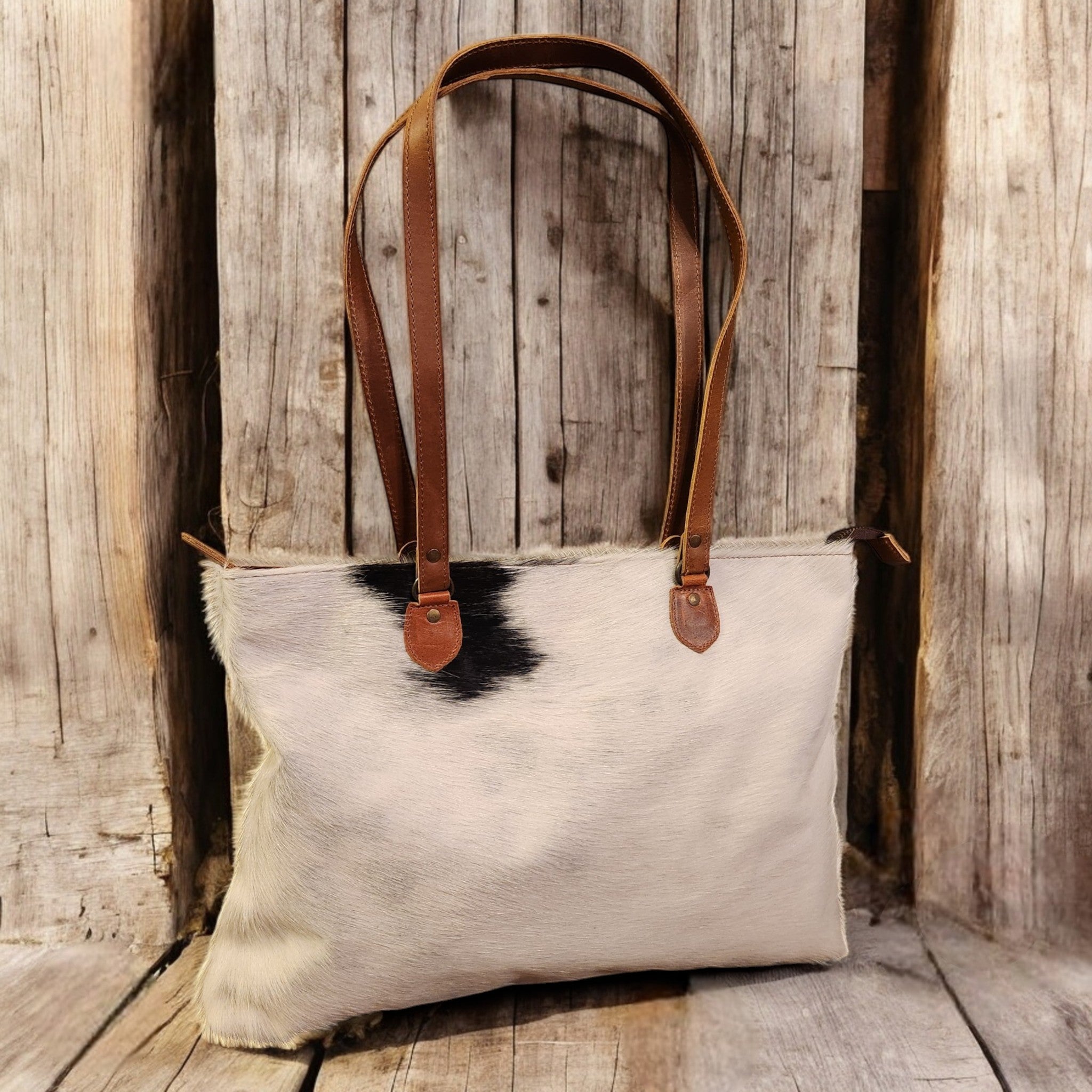 Sample Sale Highlands Genuine Cowhide Large Tote #17 - Ranch Junkie Mercantile LLC