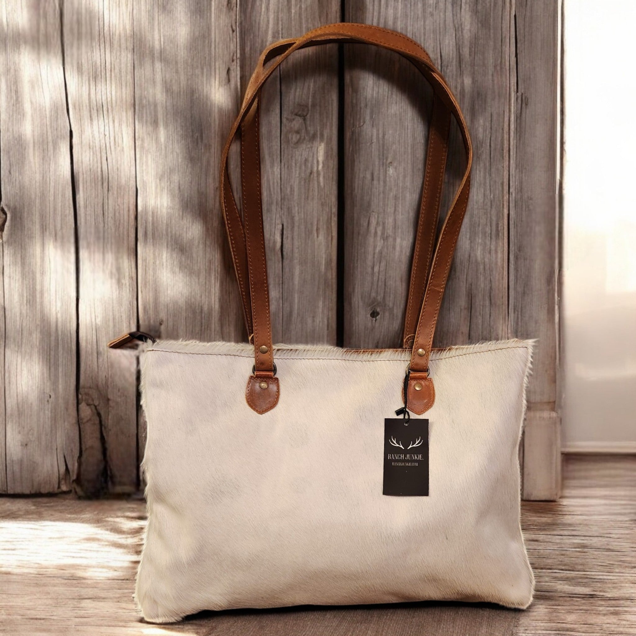 Sample Sale Highlands Genuine Cowhide Large Tote #17 - Ranch Junkie Mercantile LLC