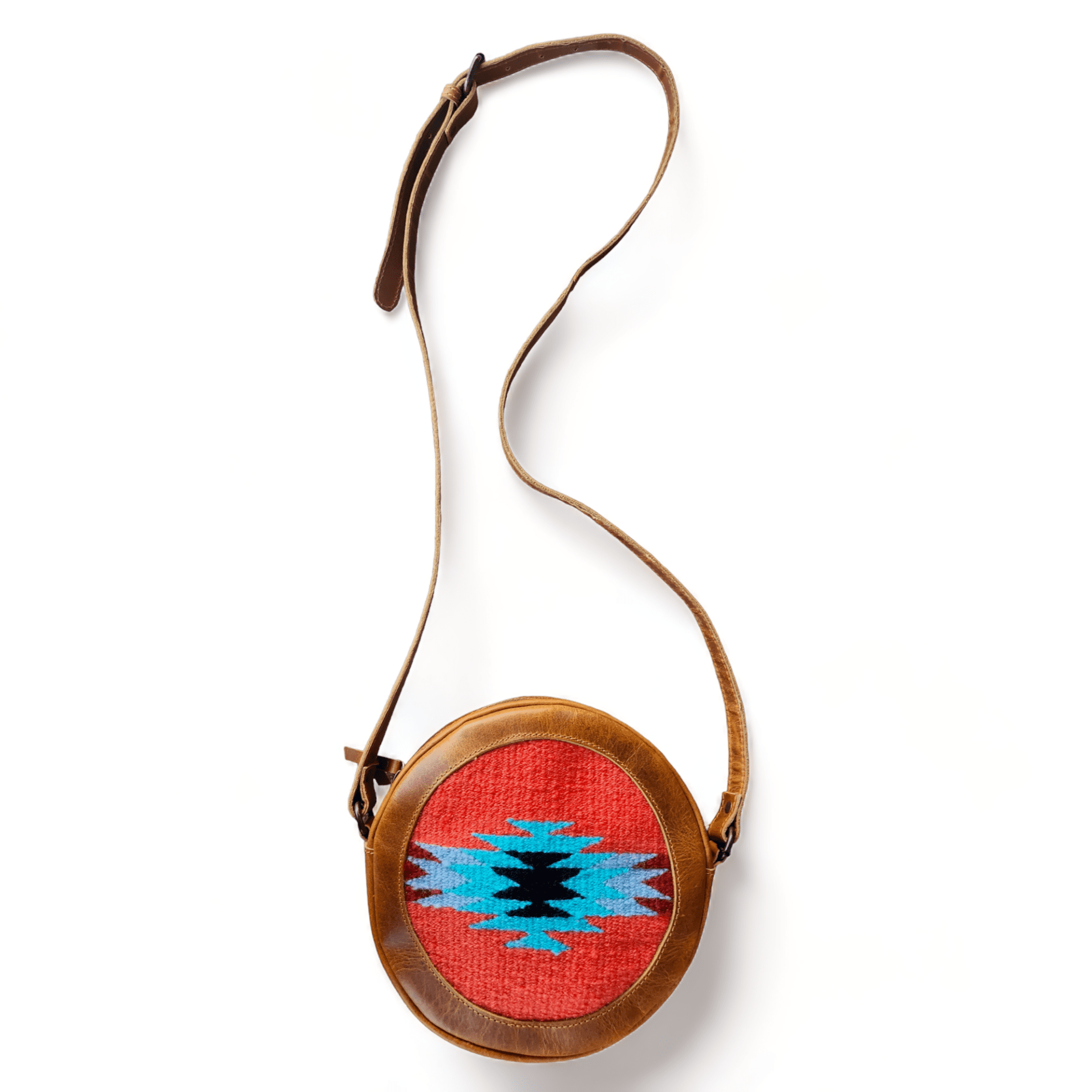 Saddle Canteen Crossbody Bag Round Crossbody Sedona Purse - Ranch Junkie Mercantile LLC
