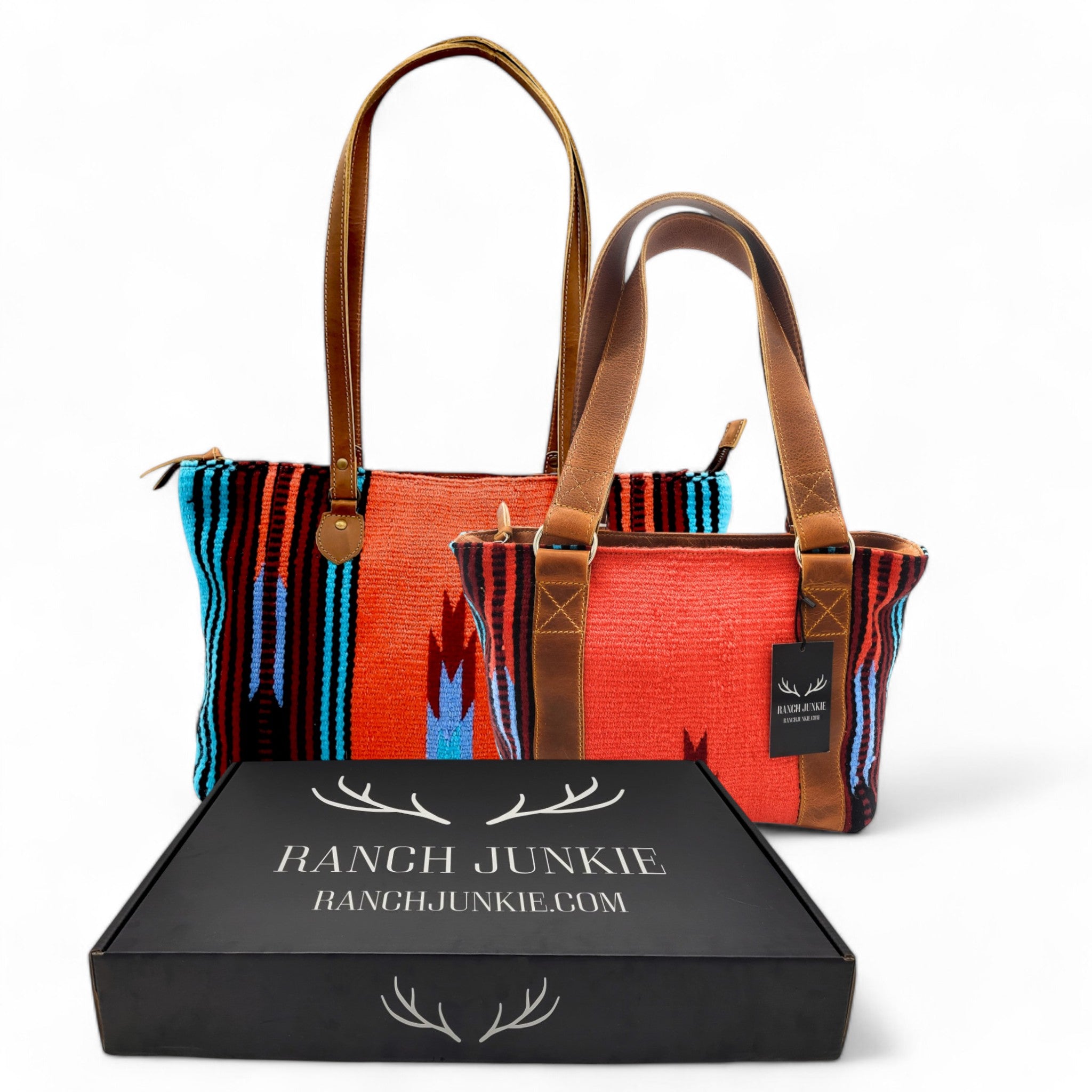Bundle Deal Sedona Southwestern Handwoven Western Handbag + Sedona Large Handwoven Wool Boho Tote - Ranch Junkie Mercantile LLC