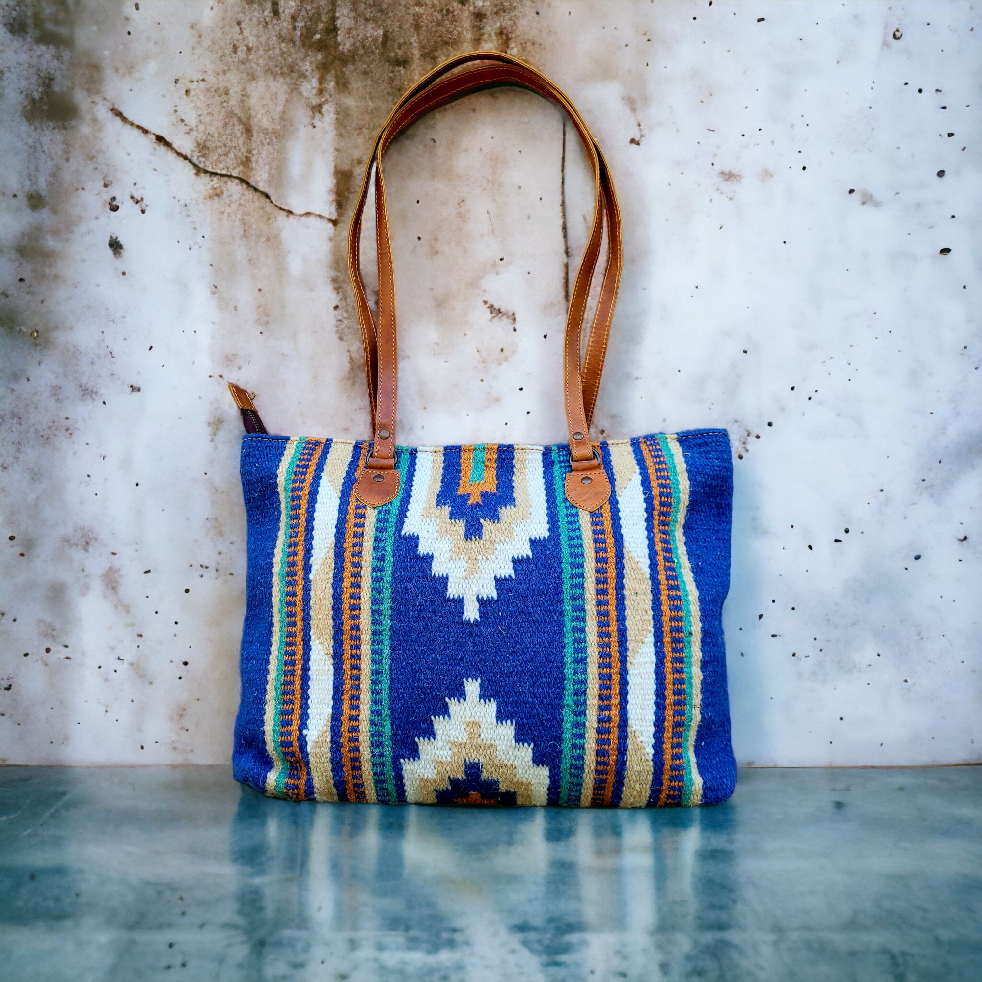 Bundle Deal Dakota Southwestern Handwoven Western Handbag + Dakota Large Handwoven Wool Boho Tote - Ranch Junkie Mercantile LLC