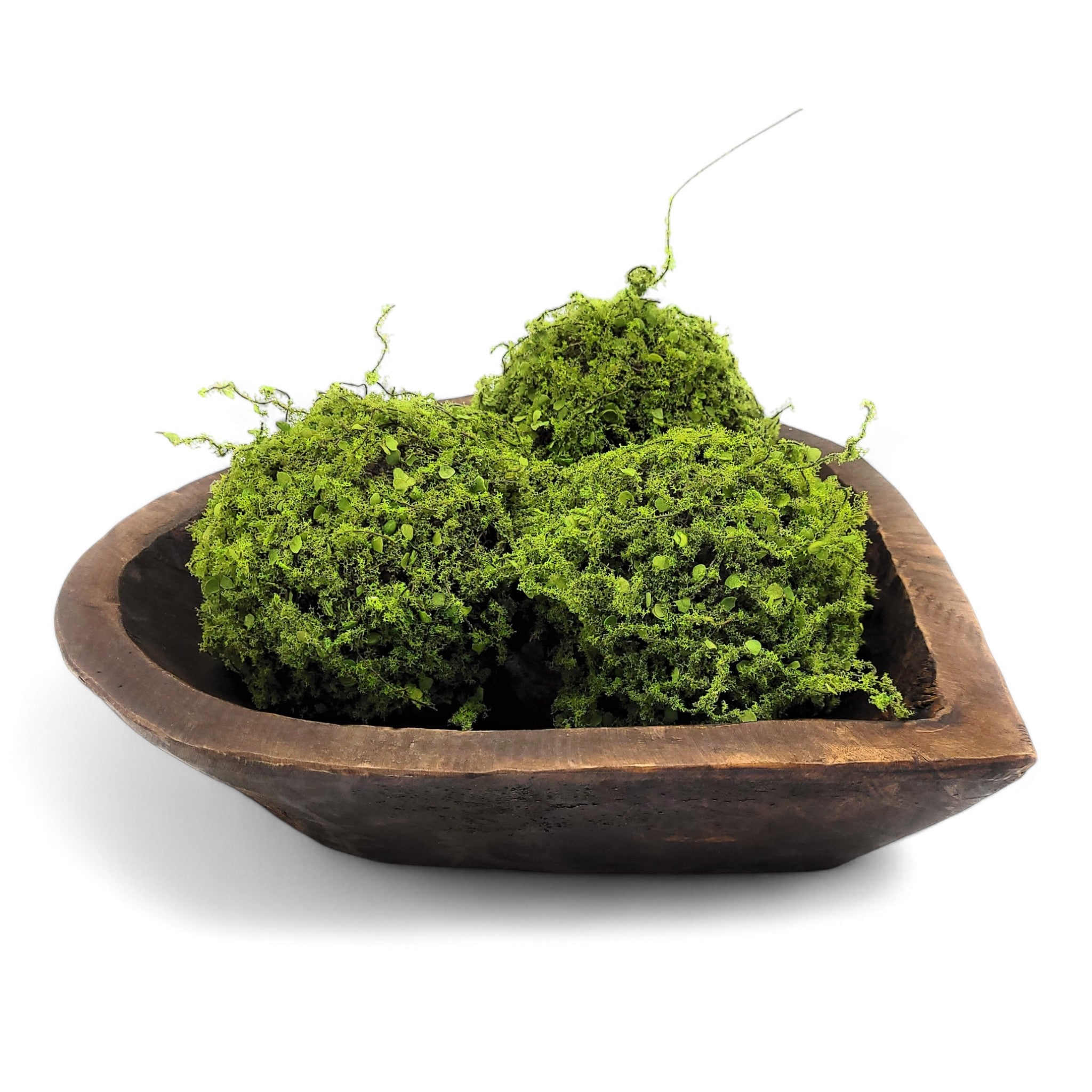 Wood Heart Bowl- Three Sizes- Wood Dough Bowl - Ranch Junkie Mercantile LLC