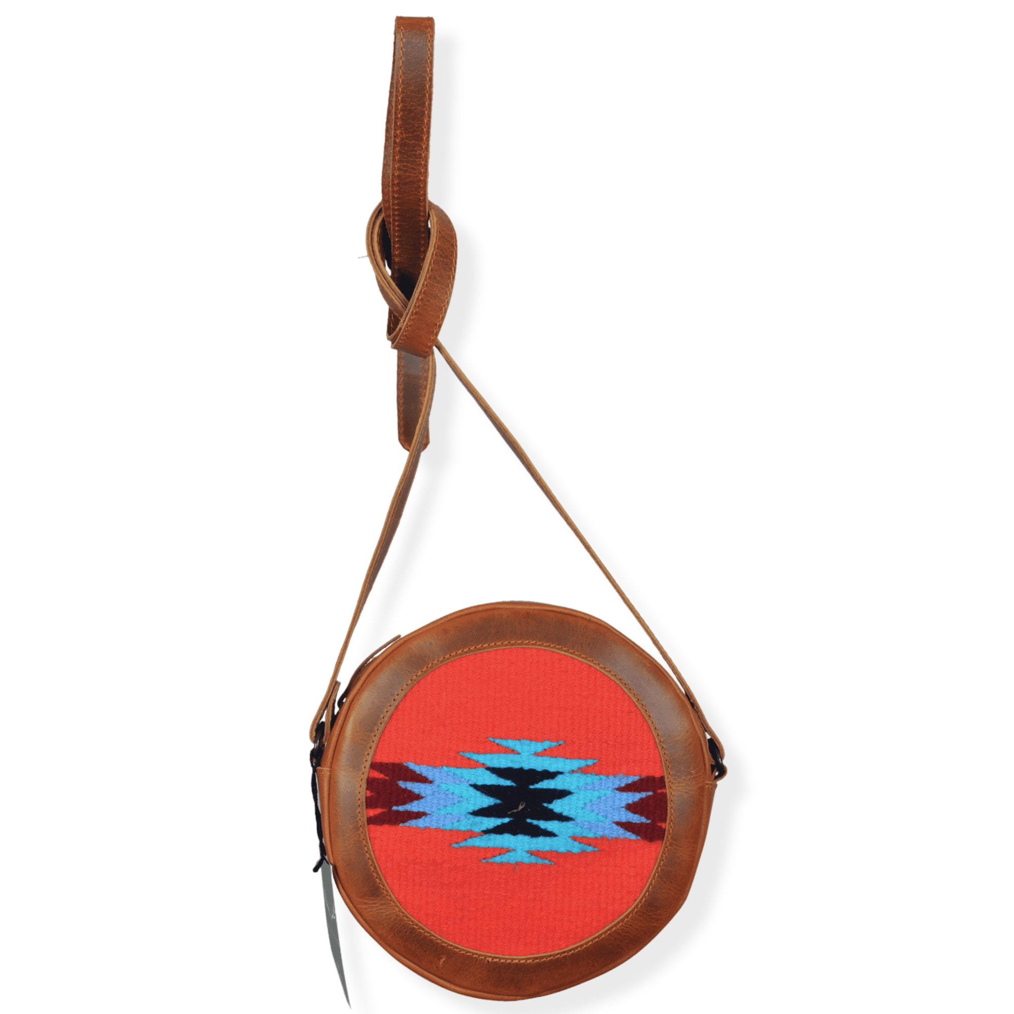 Saddle Canteen Crossbody Bag Round Crossbody Sedona Purse - Ranch Junkie Mercantile LLC