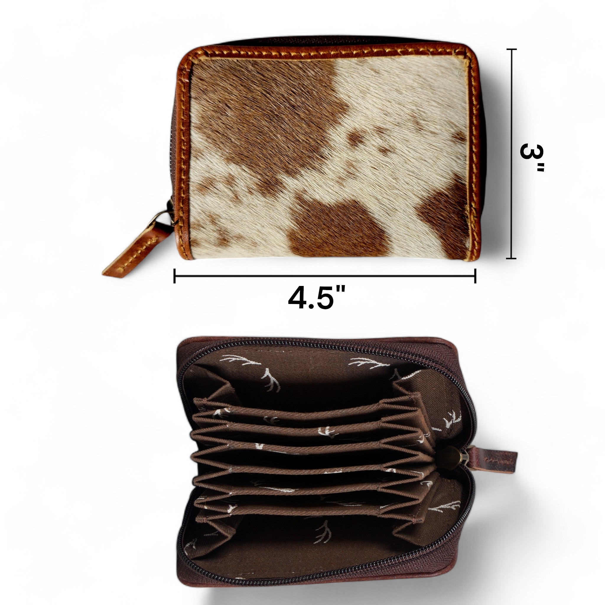 Bundle Deal Highlands Saddle Cowhide Tote Handbag + Credit Card Wallet - Ranch Junkie Mercantile LLC
