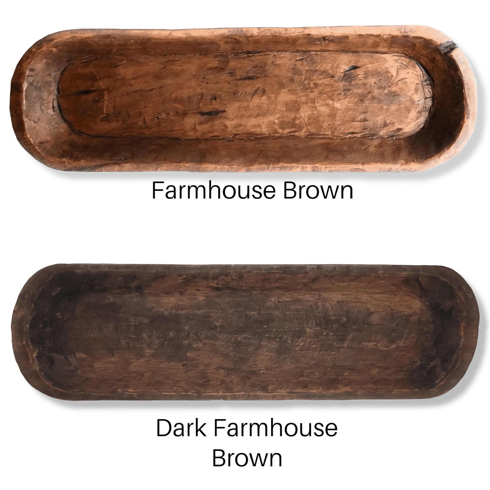 38"-40" Long Extra Large Wood Dough Bowl- Extra Long Wood Decorative Bowl- The Big Bend Large Dough Bowl - Ranch Junkie Mercantile LLC