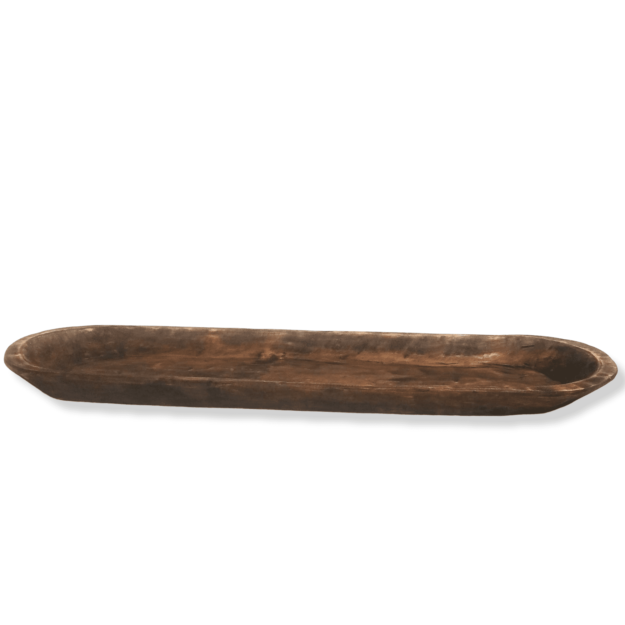 38"-40" Long Extra Large Wood Dough Bowl- Extra Long Wood Decorative Bowl- The Big Bend Large Dough Bowl - Ranch Junkie Mercantile LLC