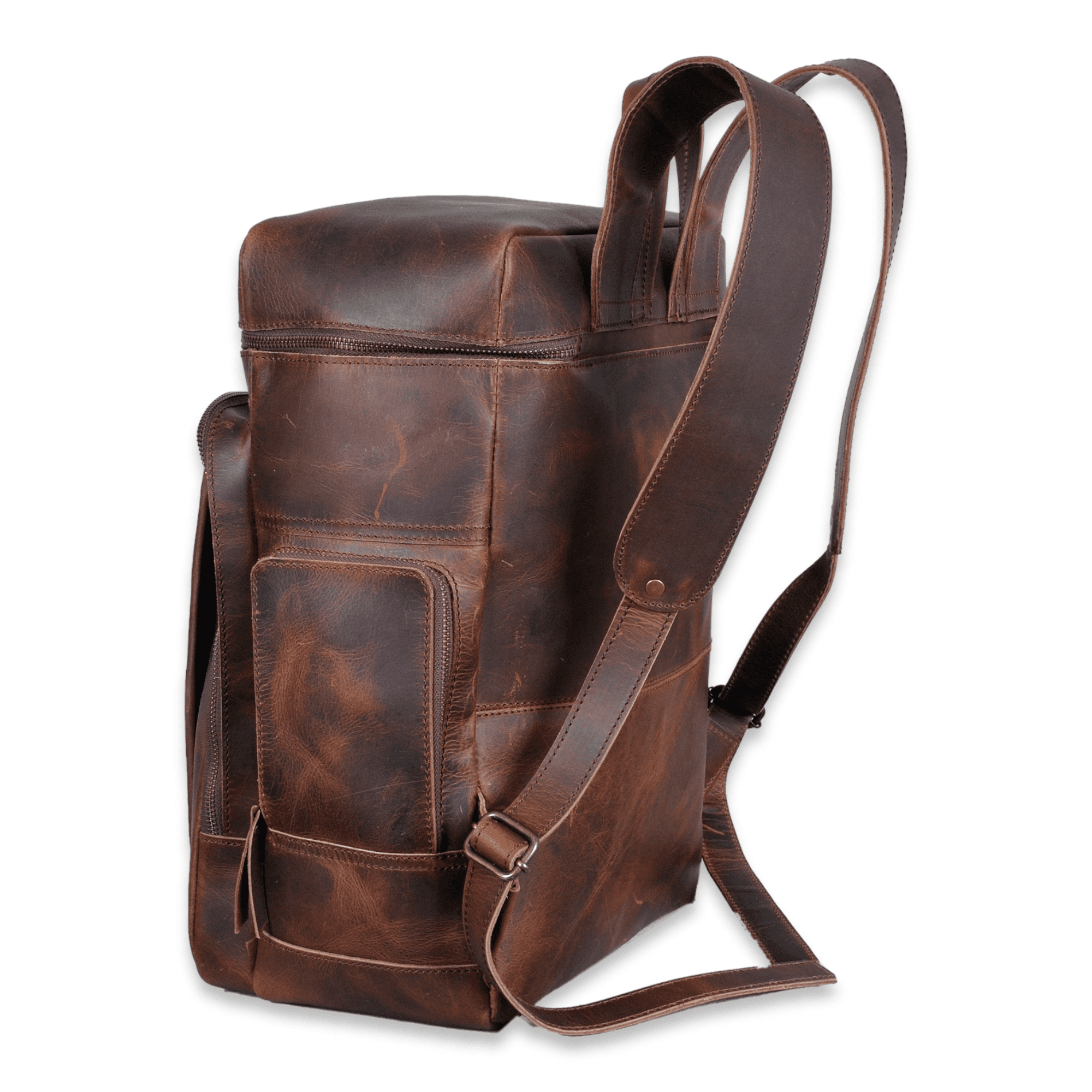 Denali Vintage Leather Backpack Traveling Backpack - Ranch Junkie Mercantile LLC