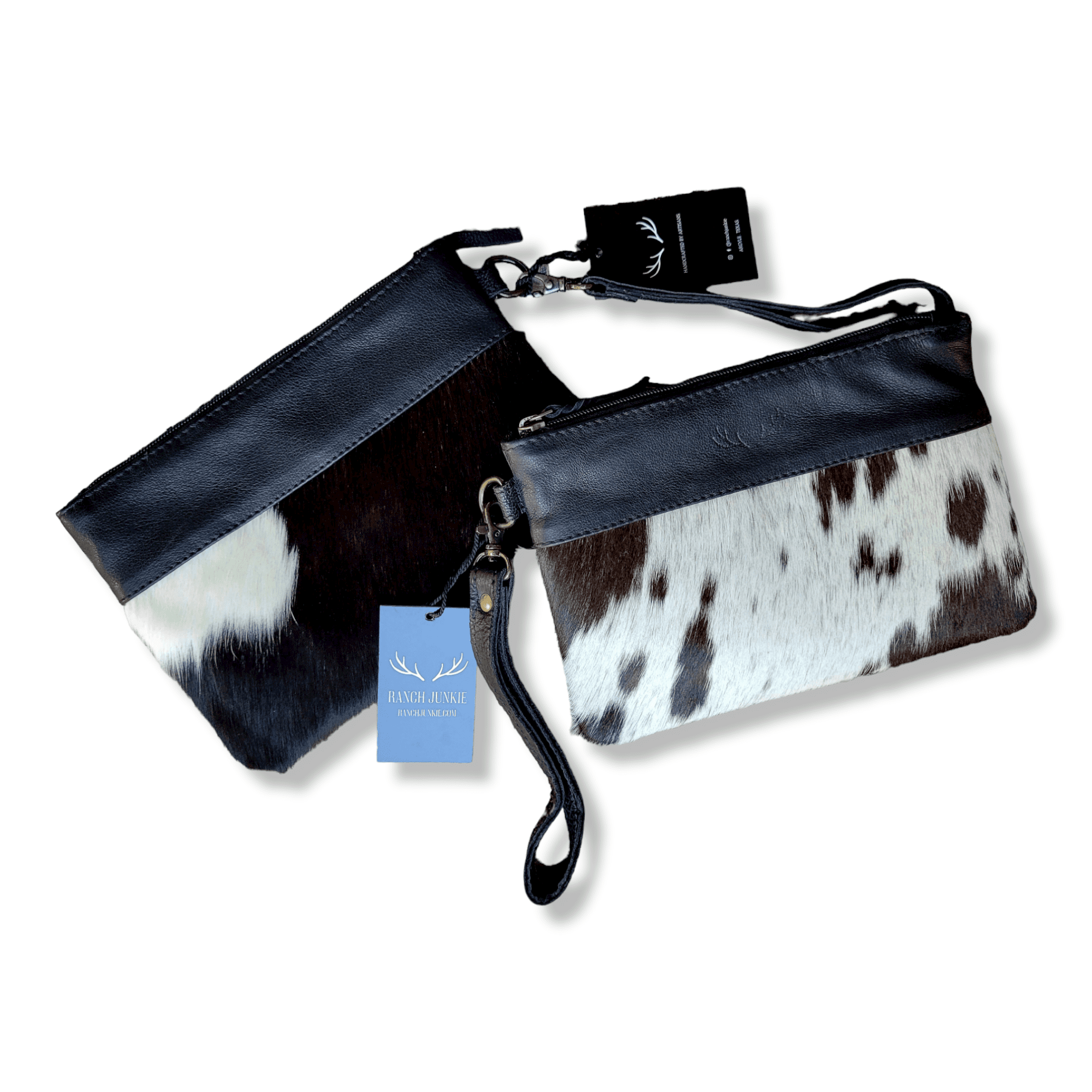 Genuine Cowhide Wristlet Highlands Clutch Bag - Ranch Junkie Mercantile LLC